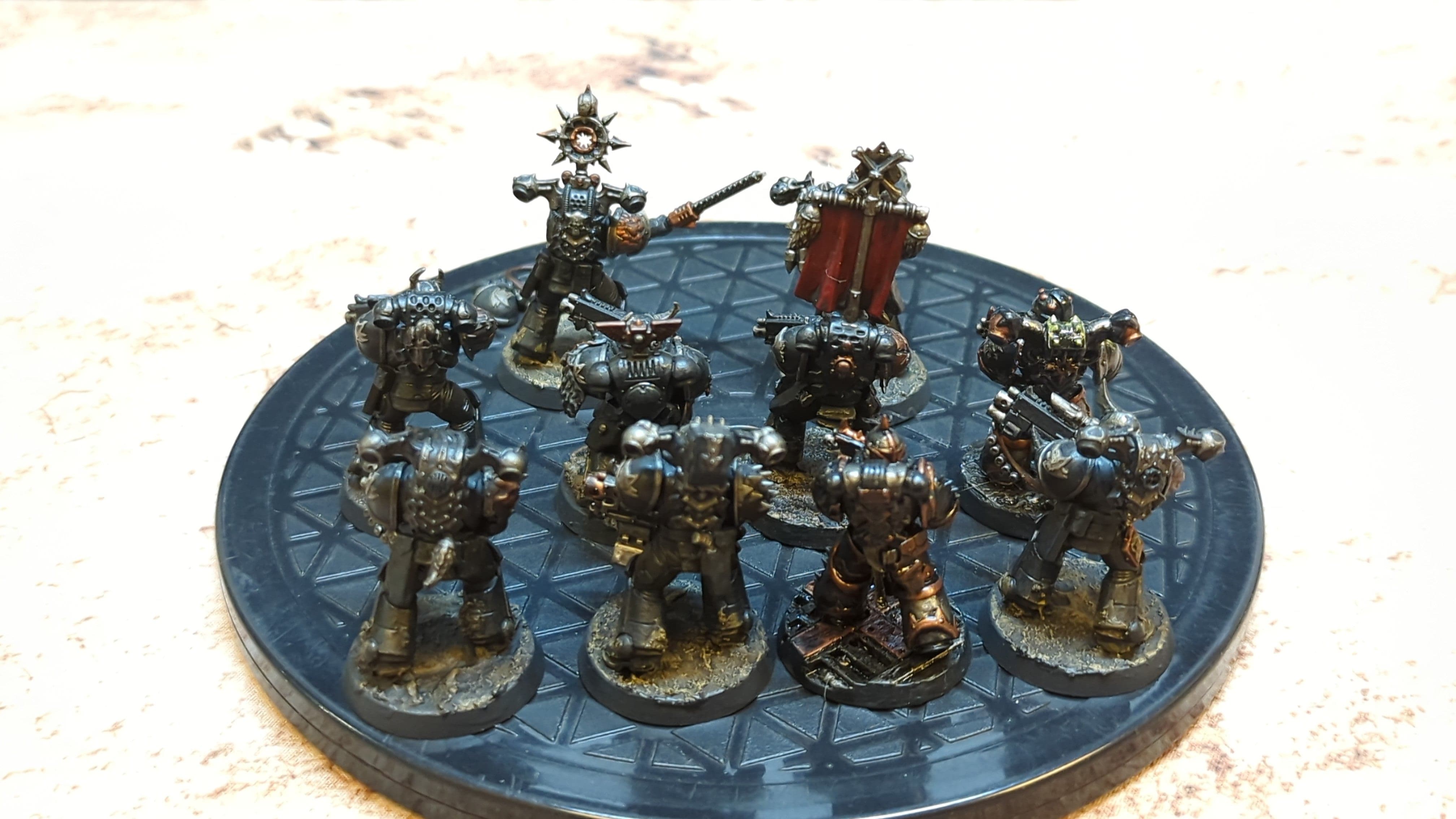 Warhammer 40k Chaos Space Marines Legionaries x10 Painted