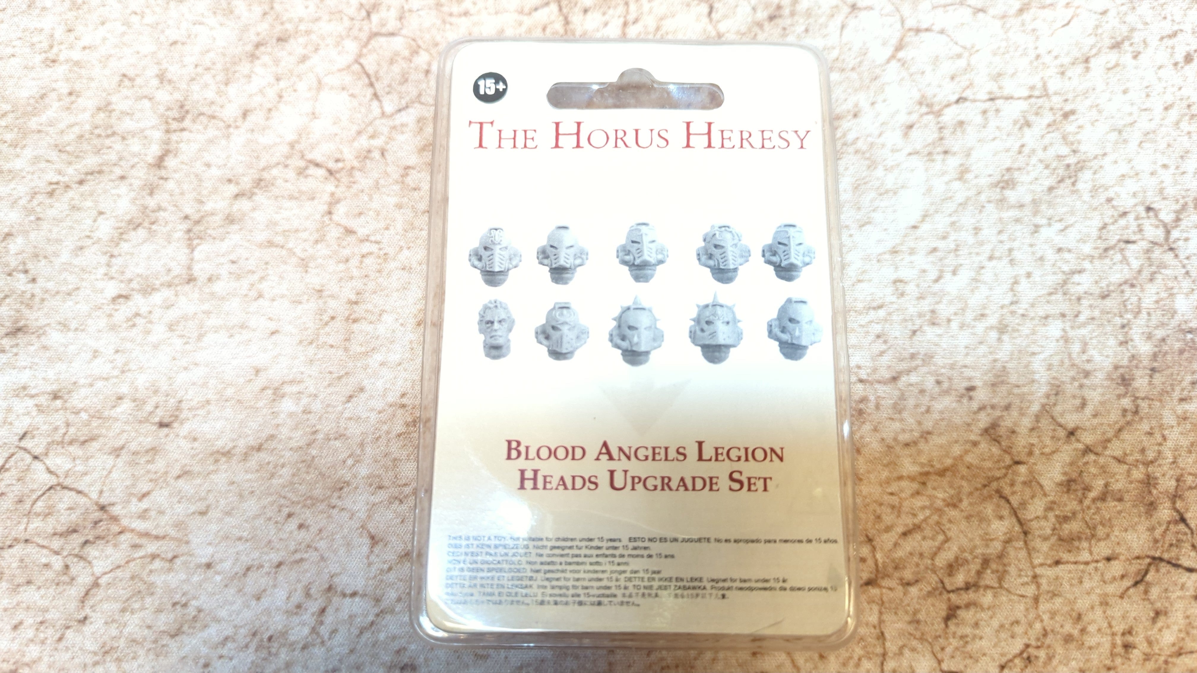The Horus Heresy Blood Angels Legion Heads Upgrade Set x1