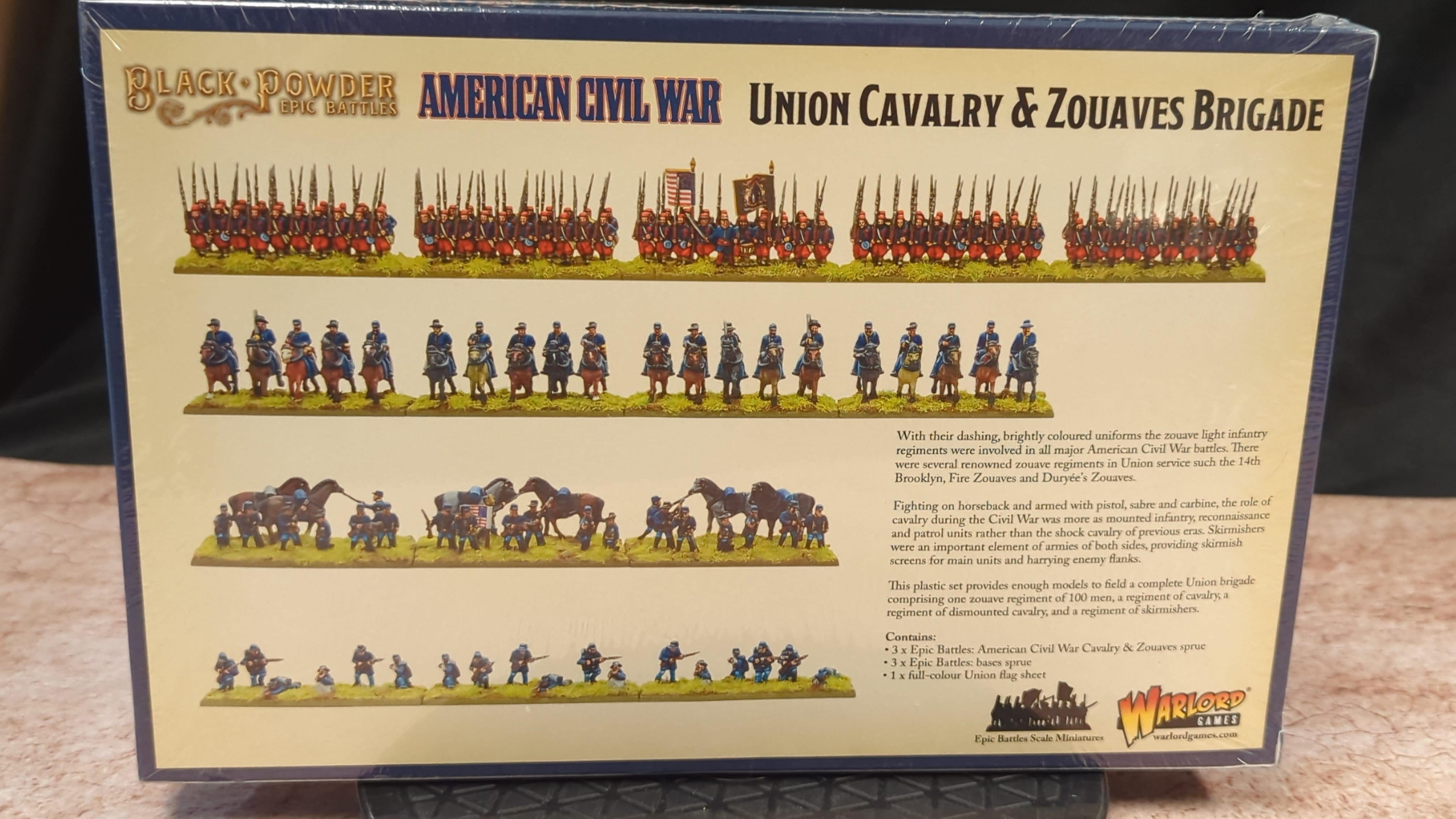 Black Powder Black Powder : Union Cavalry and Zouaves Brigades x1