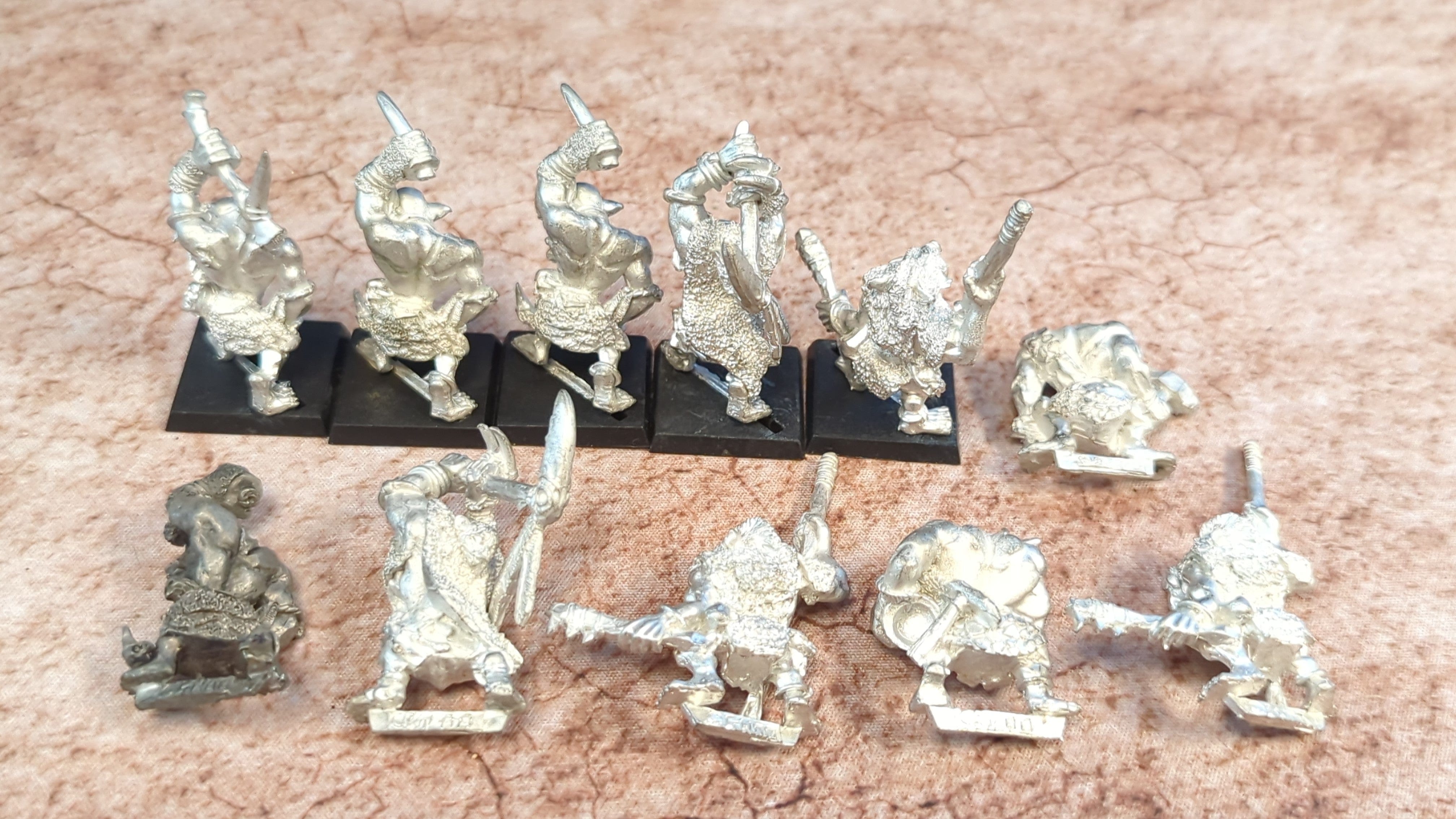 The Old World Savage orc mob (oop metal) x11