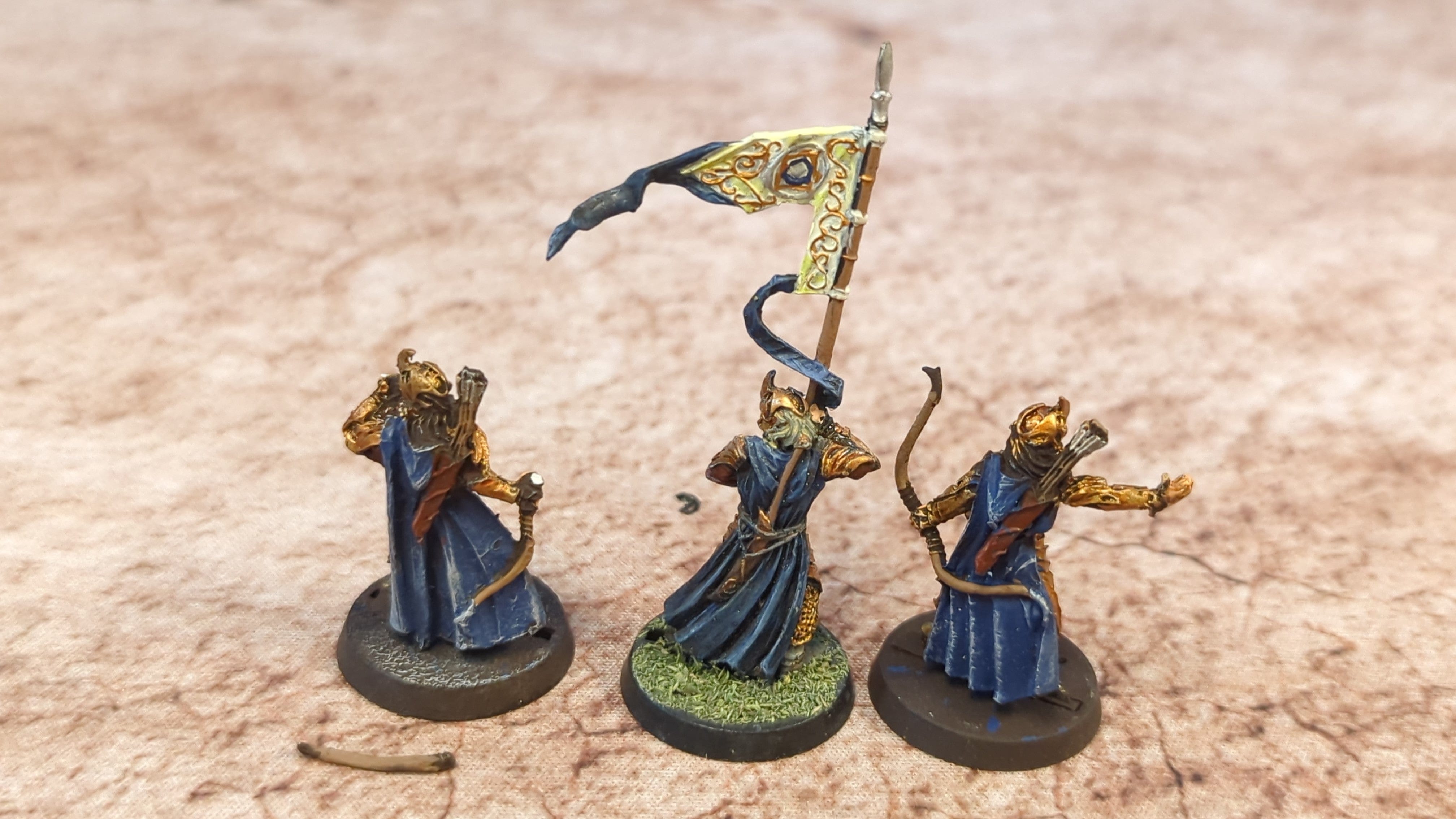 Lord of the Rings Middle-Earth Middle-Earth : Galadhrim  Elf Commanders x3