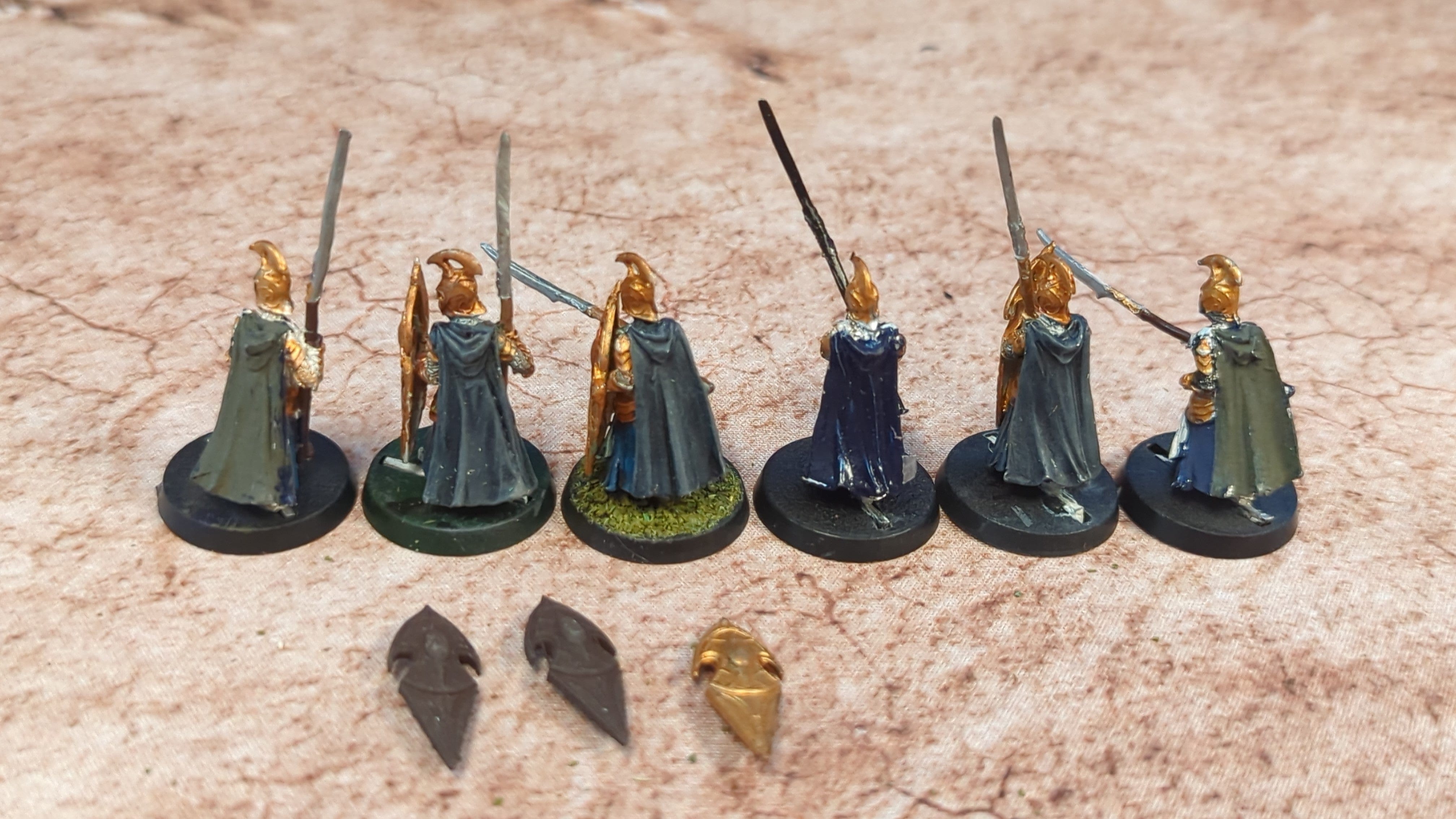 Lord of the Rings Middle-Earth Middle-Earth : High Elf Spearmen (OOP Metal) x6