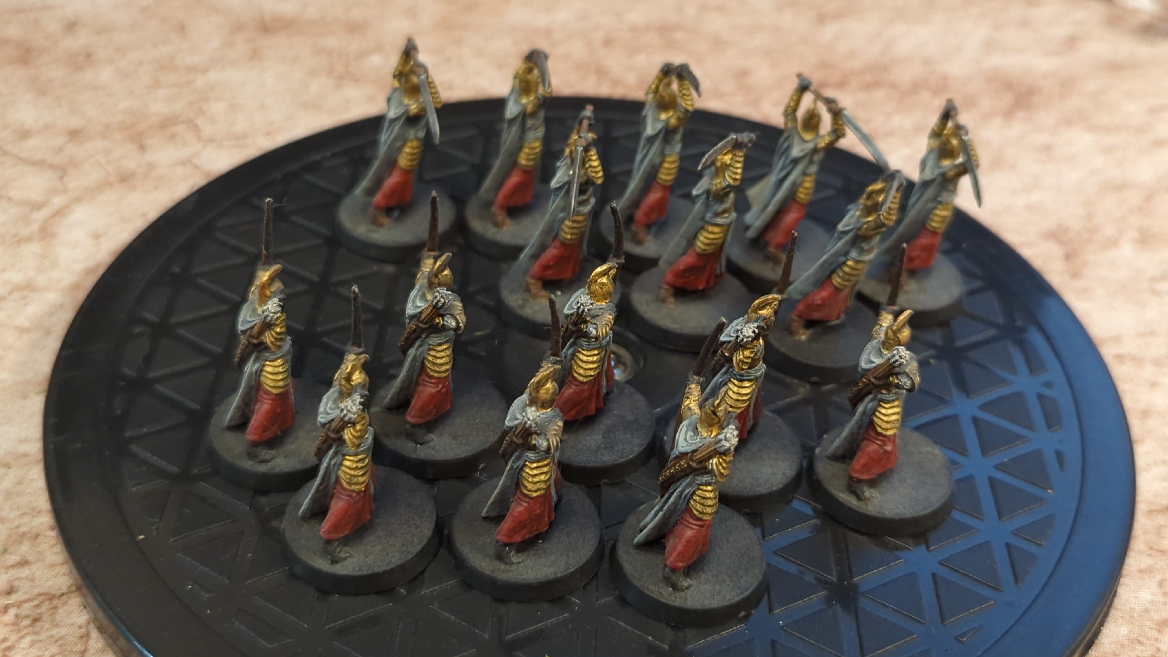Lord of the Rings Middle-Earth Middle-Earth Galadhrim Warriors x16 Painted