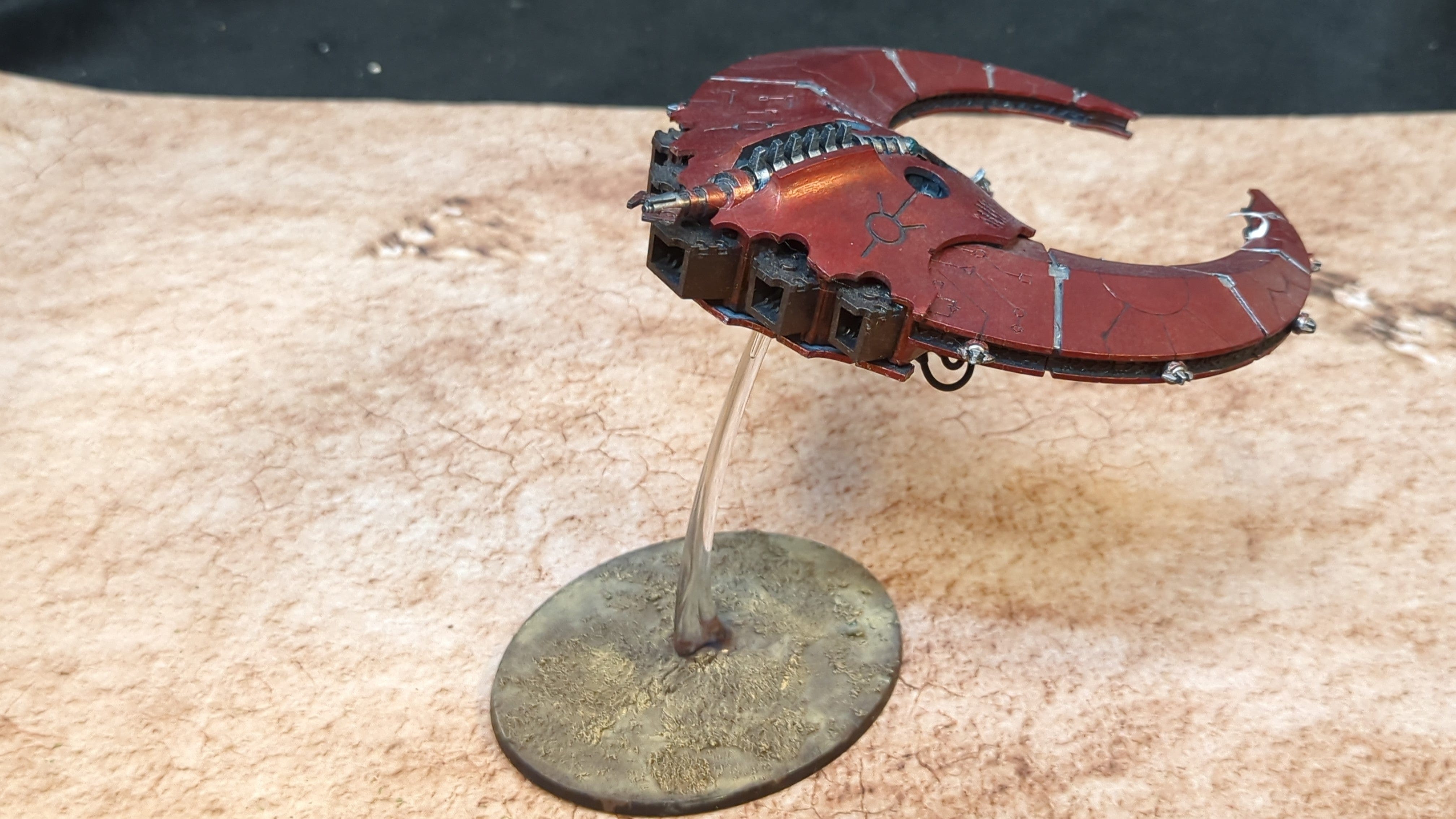 Warhammer 40k Necrons Doom Scythe x1 Painted