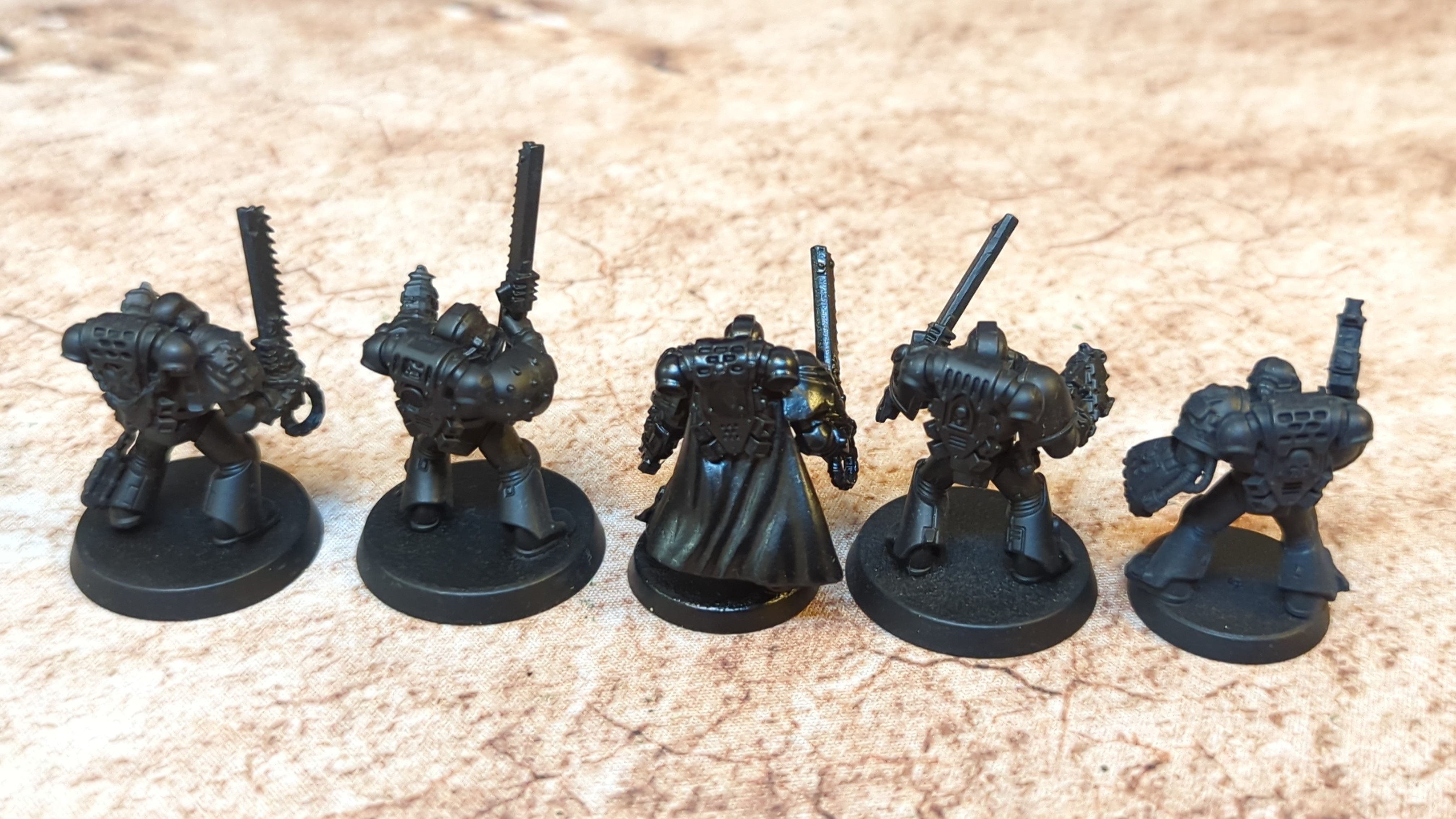 Warhammer 40k Space Marine Assault Squad x5