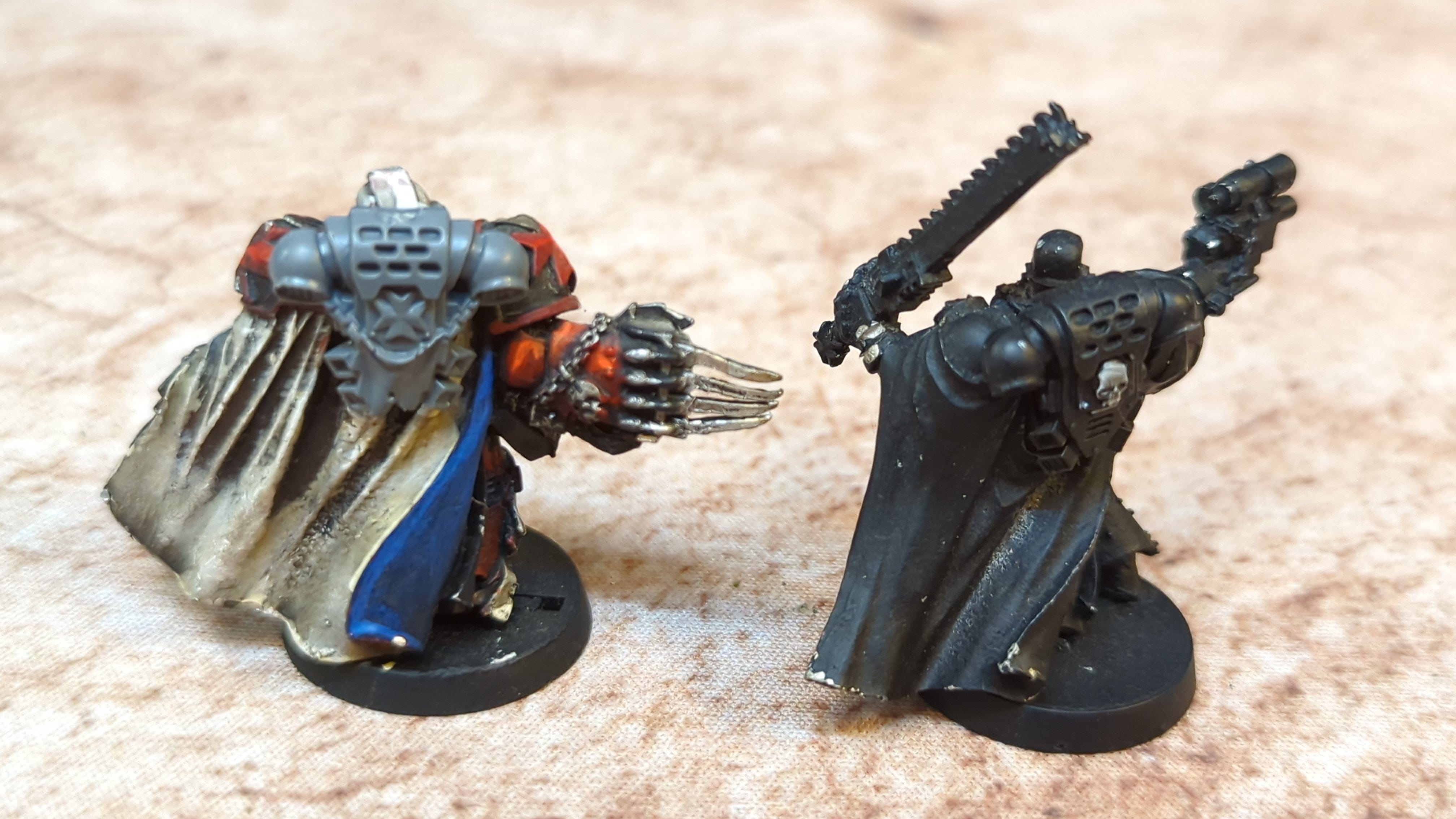 Warhammer 40k Space Marine Sword Brethen (OOP Metal) x2 OOP Painted