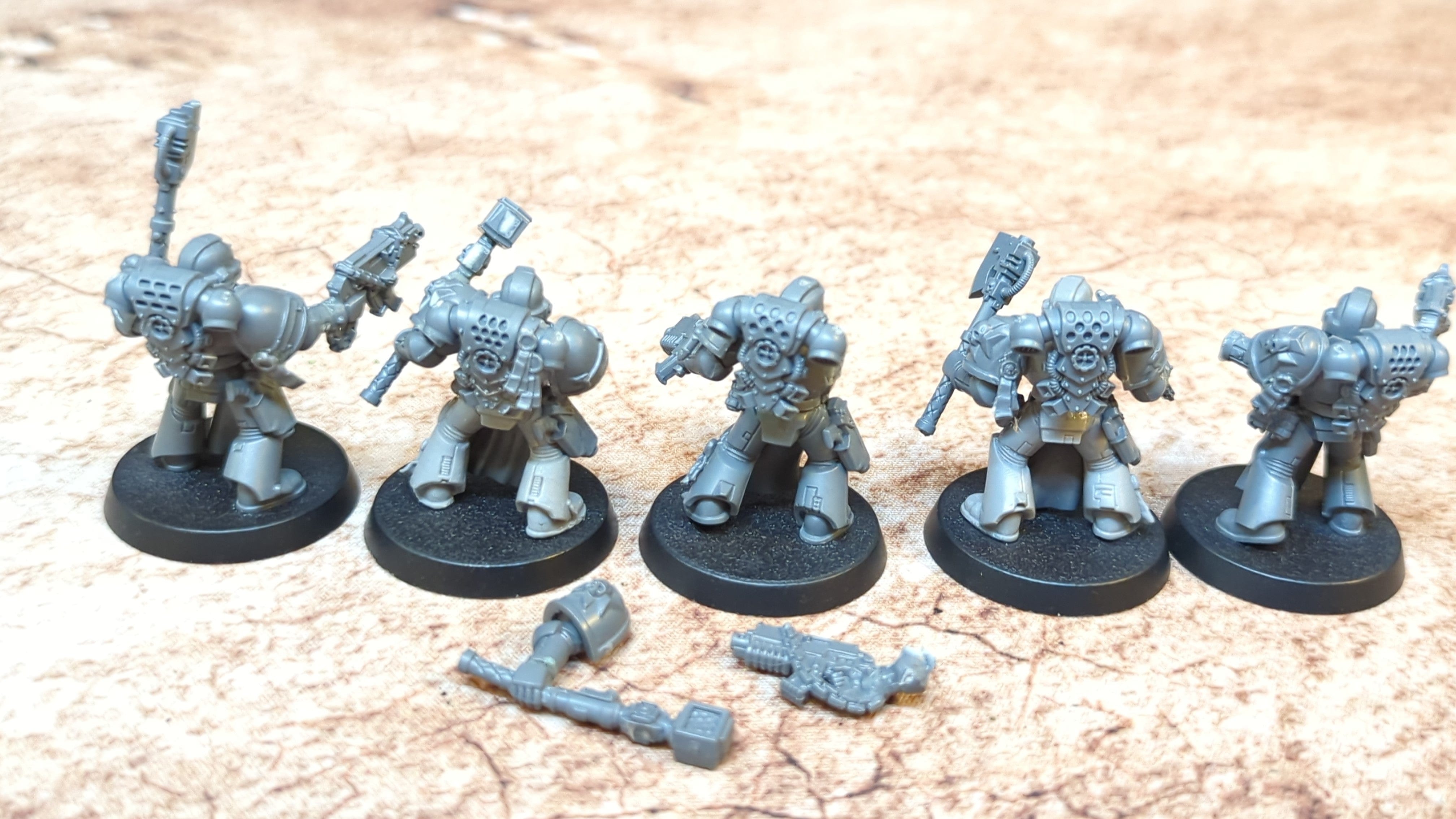 Warhammer 40k Space Marines : Veteran Squad (OOP) x5
