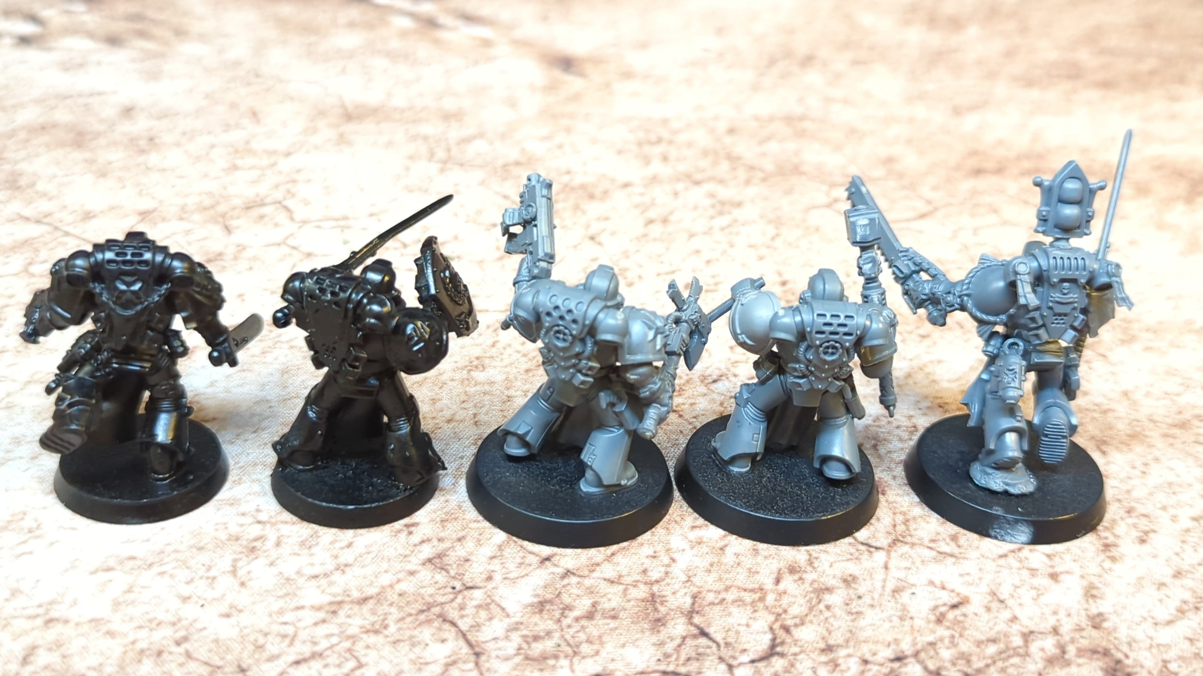 Warhammer 40k Space Marines : Veteran Squad (OOP) x5