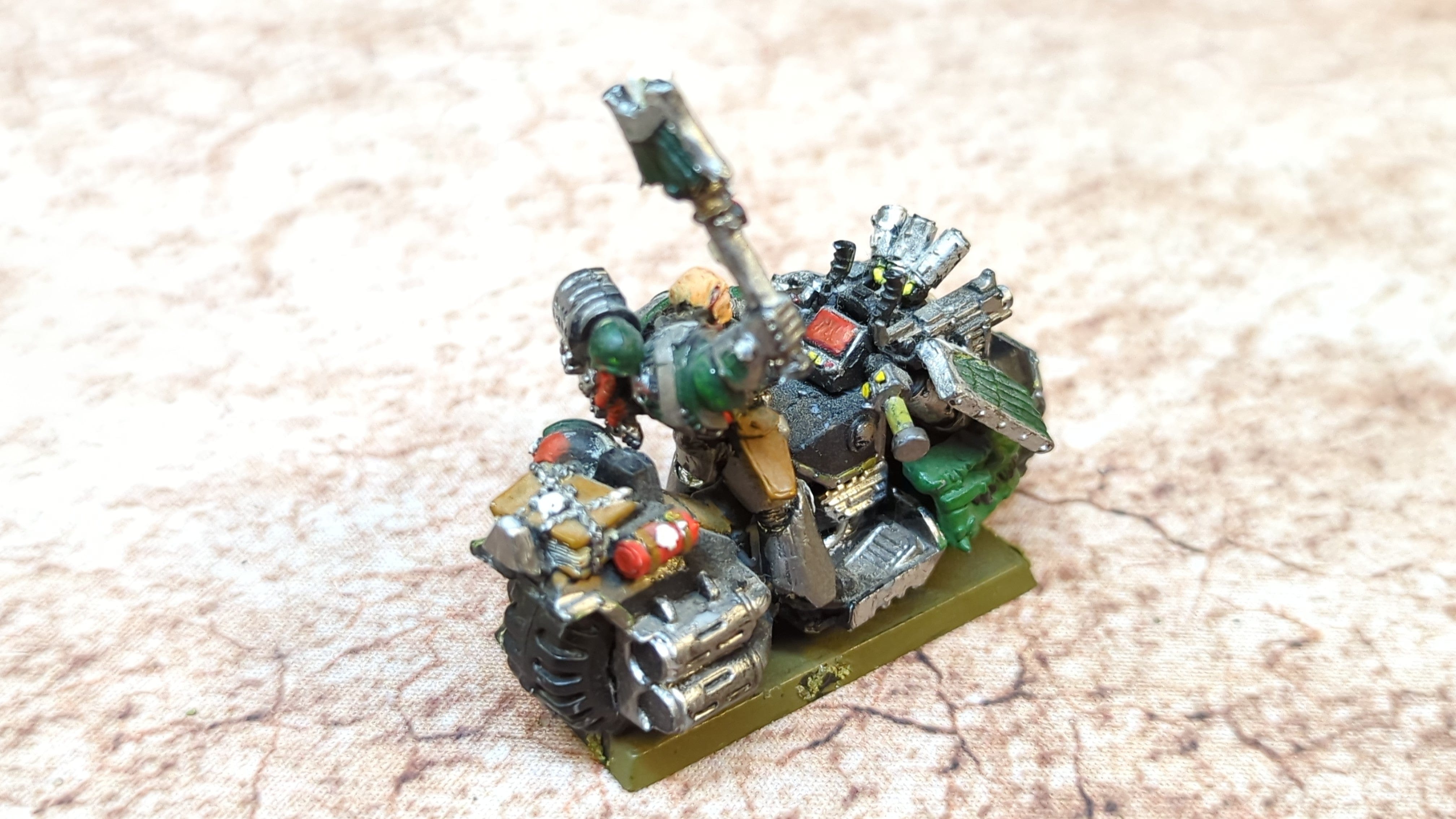 Warhammer 40k Space Marines Chaplain on Bike (OOP Metal) x1