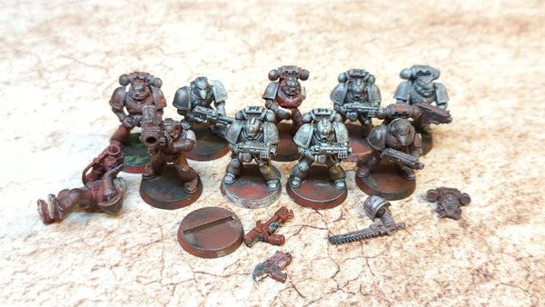 Warhammer 40k Space Marines Tactical Squad x10