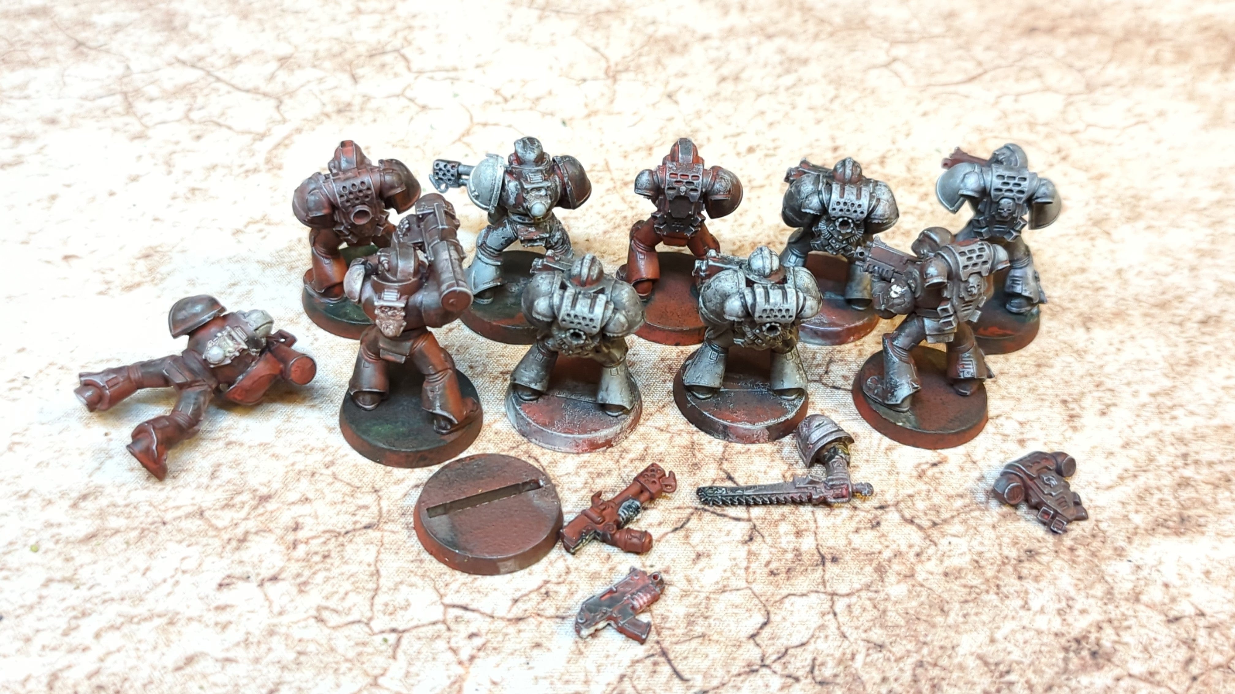 Warhammer 40k Space Marines Tactical Squad x10