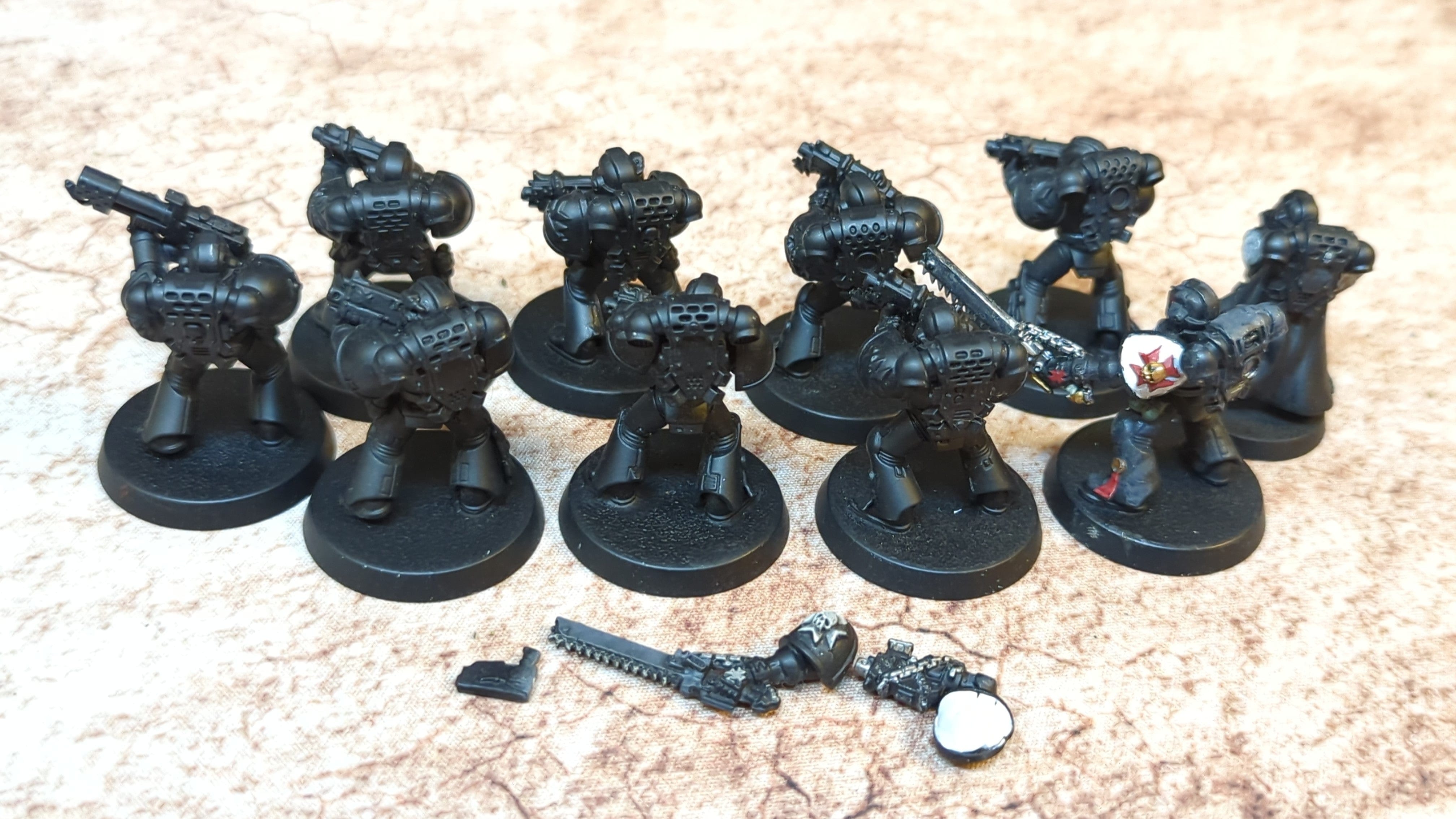 Warhammer 40k Space Marines Tactical Squad x10