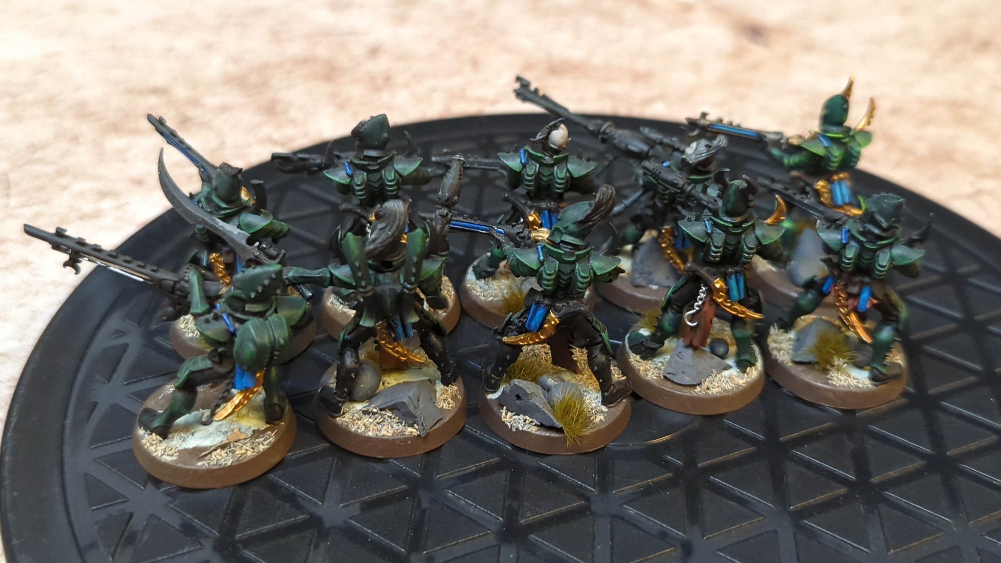 Warhammer 40k Drukhari Kabalite Warriors x10 Painted