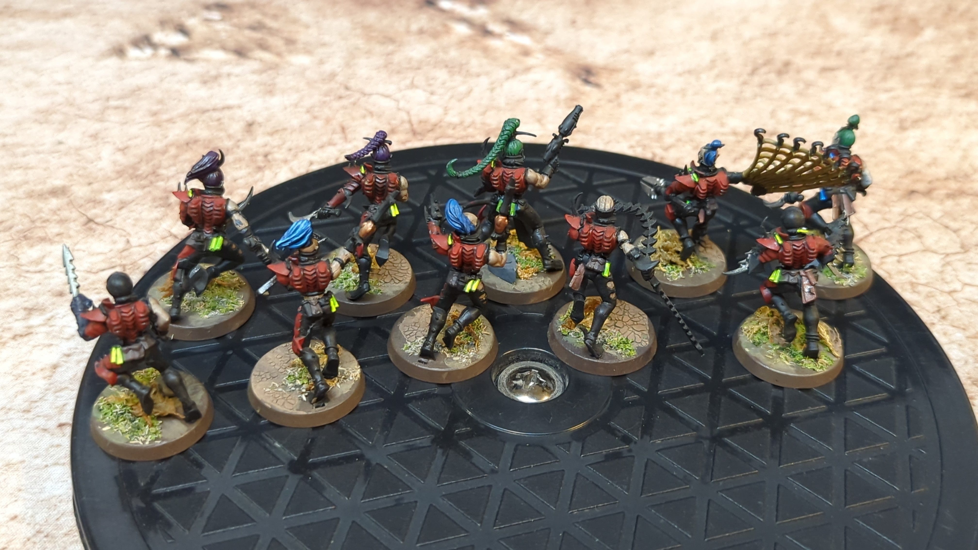 Warhammer 40k Drukhari Wyches x10 Painted