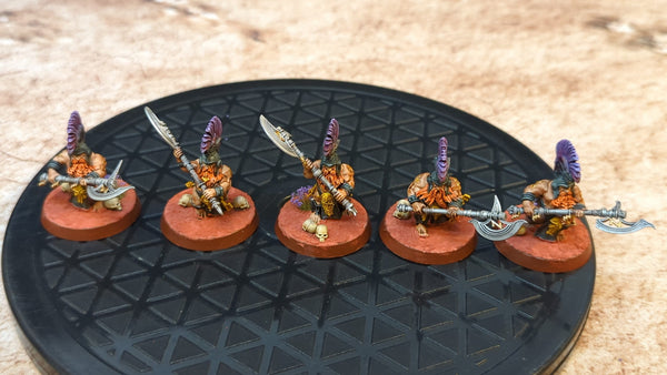 Age of Sigmar Fyreslayers Hearthguard Berzerkers x5 Painted