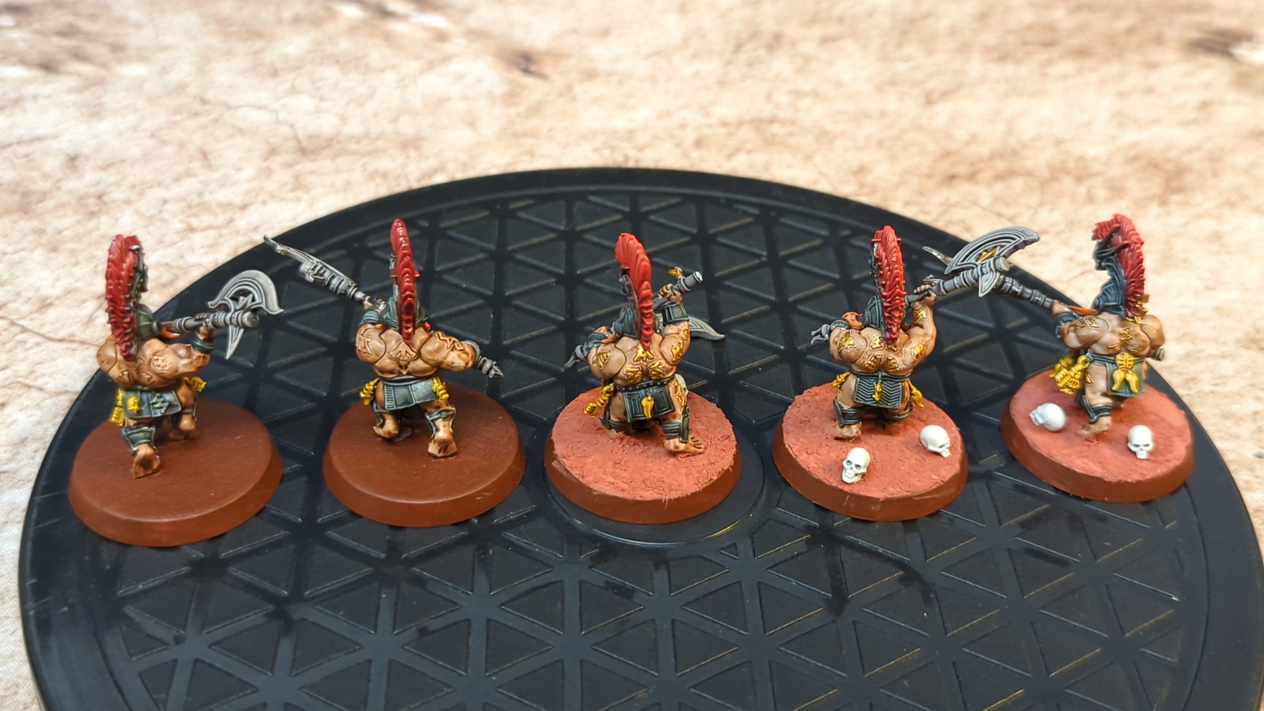 Age of Sigmar Fyreslayers Hearthguard Berzerkers x5 Painted