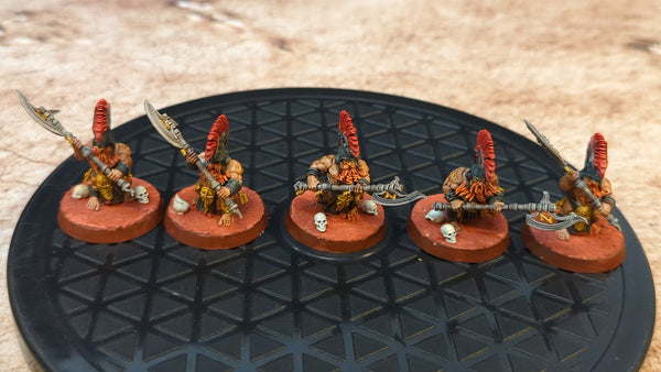 Age of Sigmar Fyreslayers Hearthguard Berzerkers x5 Painted