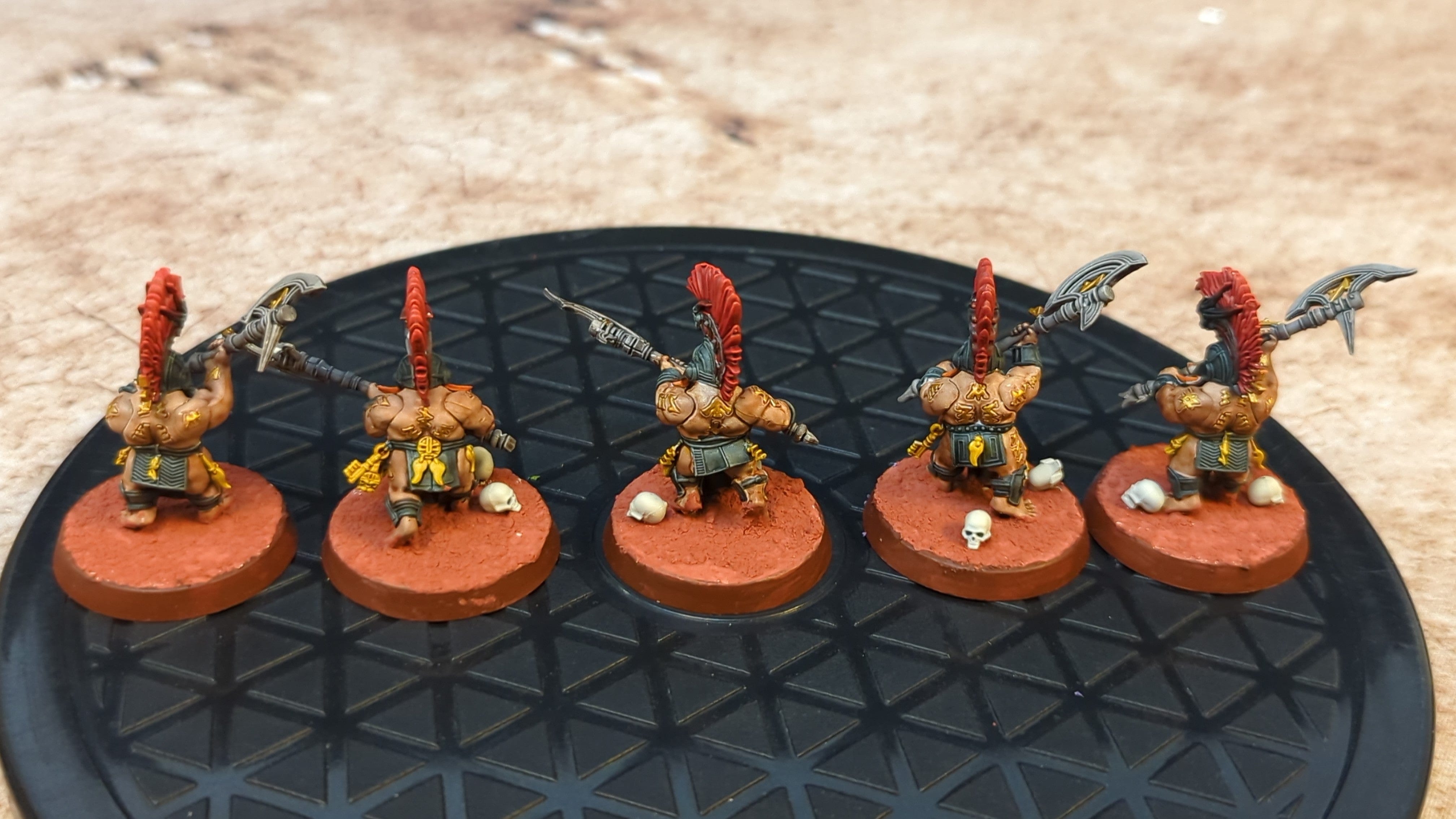 Age of Sigmar Fyreslayers Hearthguard Berzerkers x5 Painted