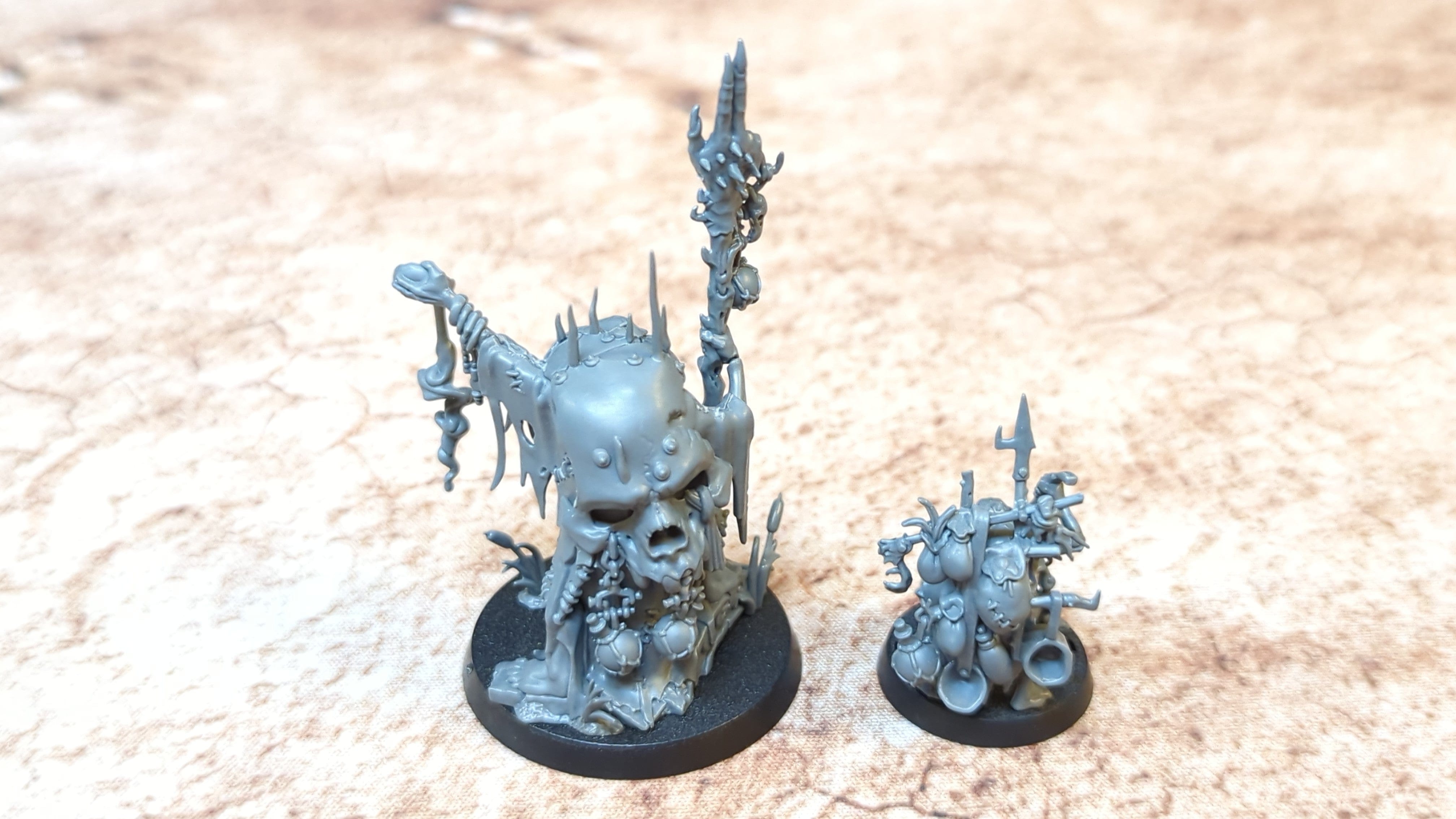 Age of Sigmar Orruk Warclans Swampcalla Shaman and Pot-grot x1