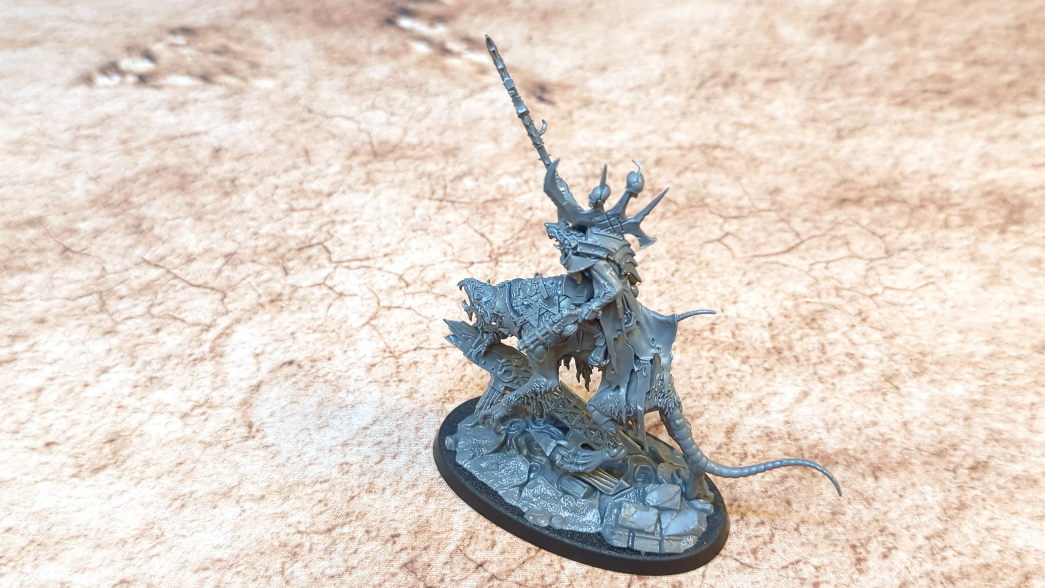 Age of Sigmar Skaven Clawlord on Gnaw-Beast x1