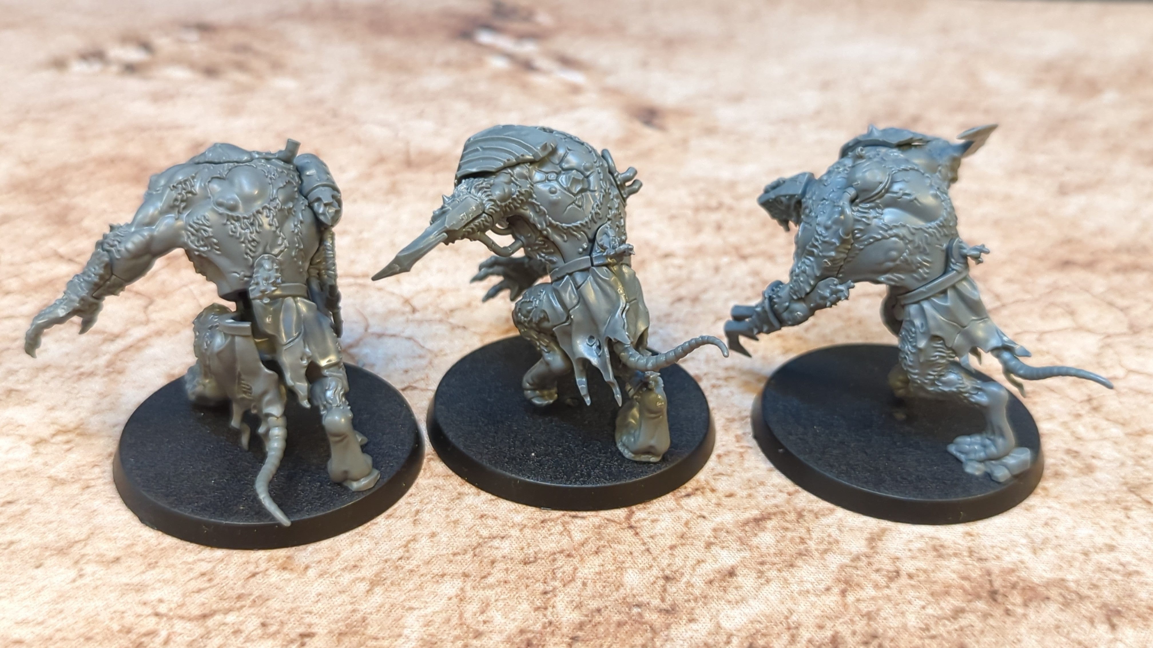 Age of Sigmar Skaven Rat Ogors x3