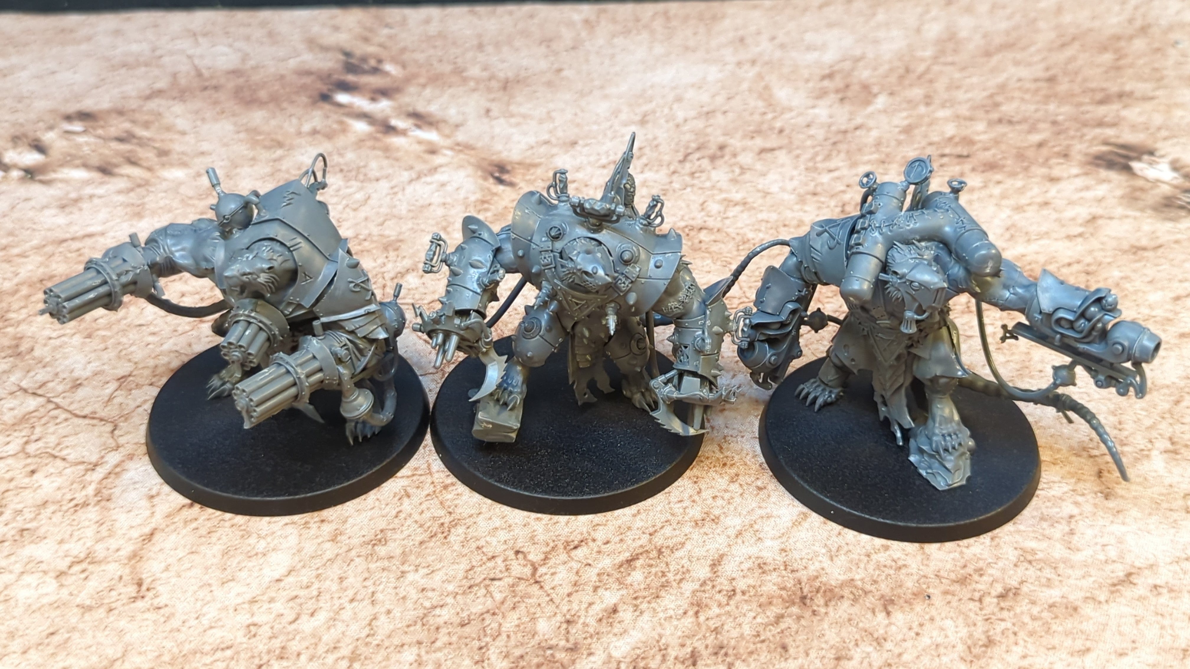 Age of Sigmar Skaven Stormfiends x3