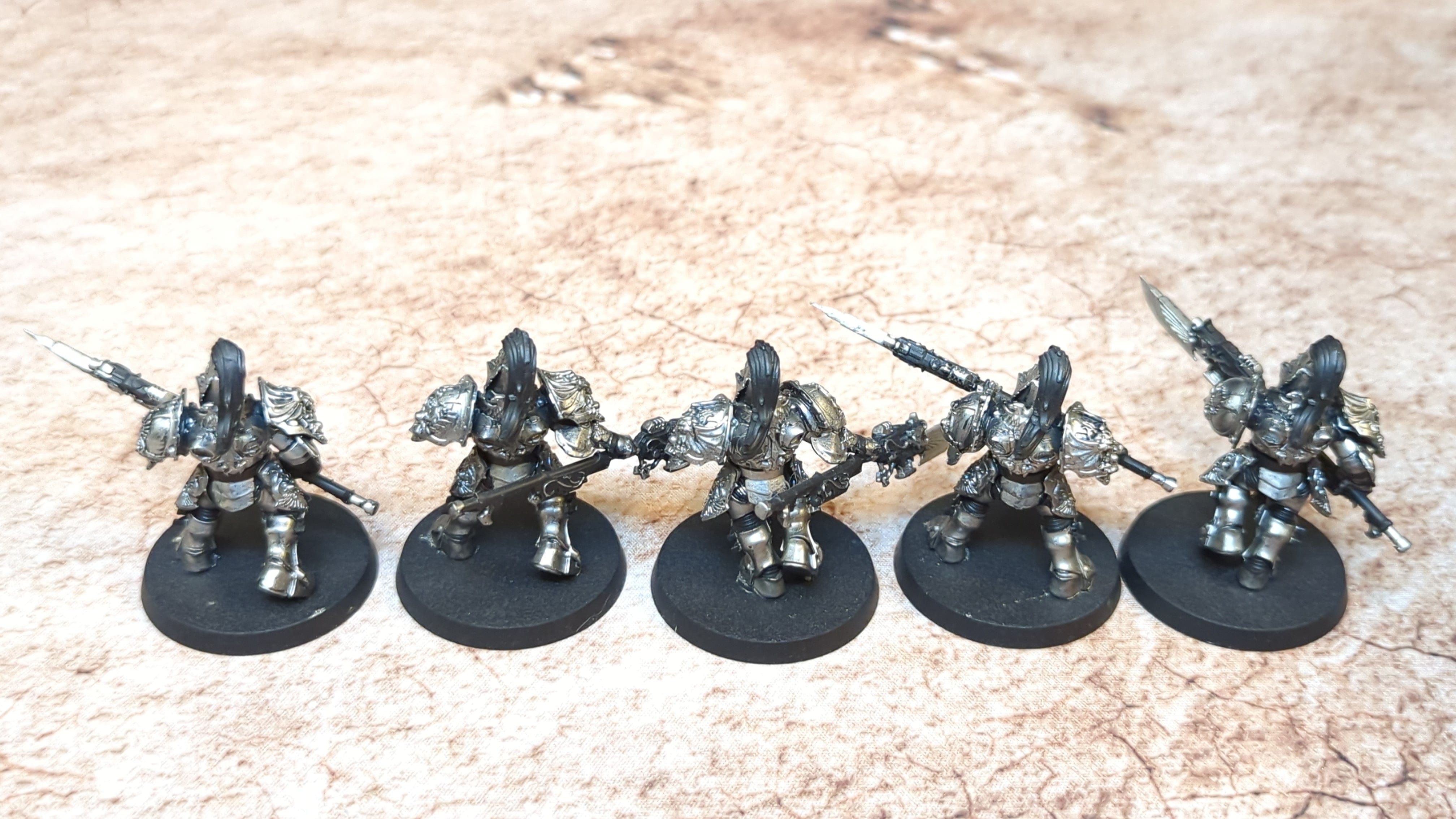 Warhammer 40k Adeptus Custodes Custodian Vexilus Praetor x5