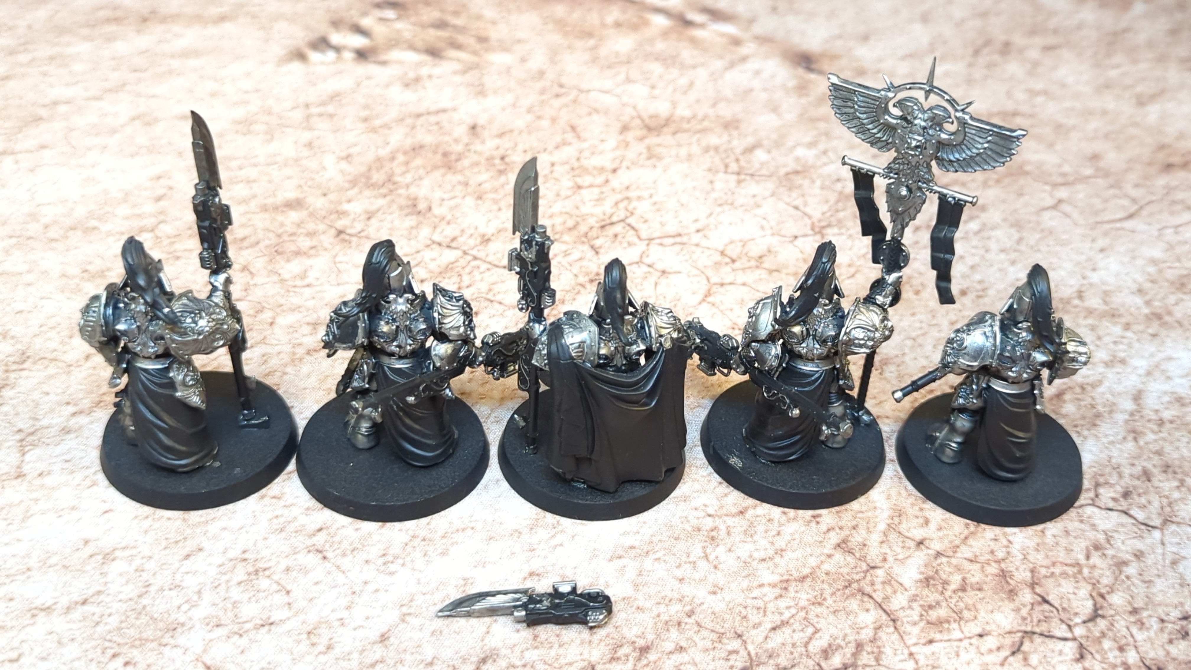 Warhammer 40k Adeptus Custodes Custodian Wardens  Vexilus Praetor x5