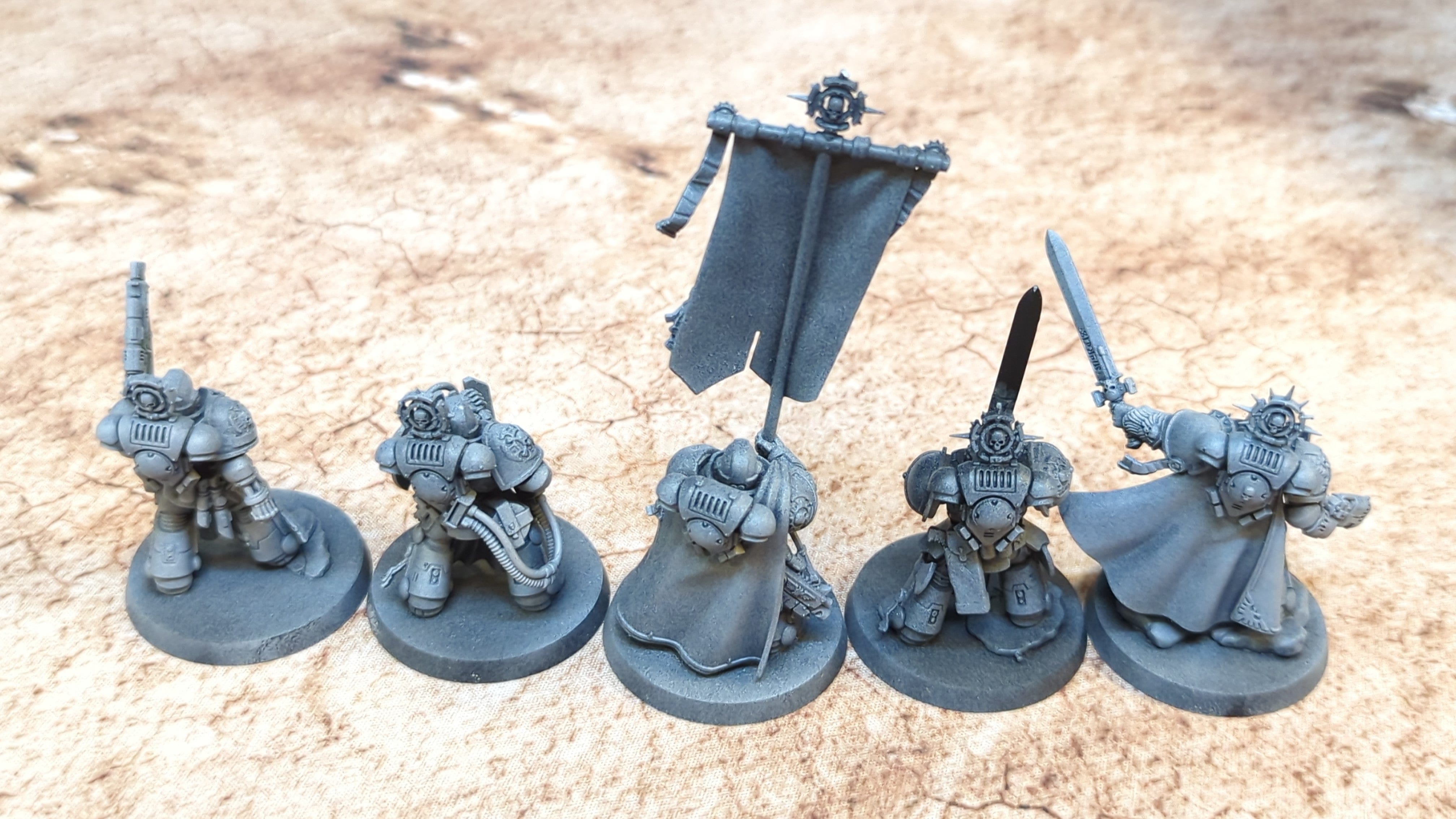 Warhammer 40k Space Marines Company Heroes x5