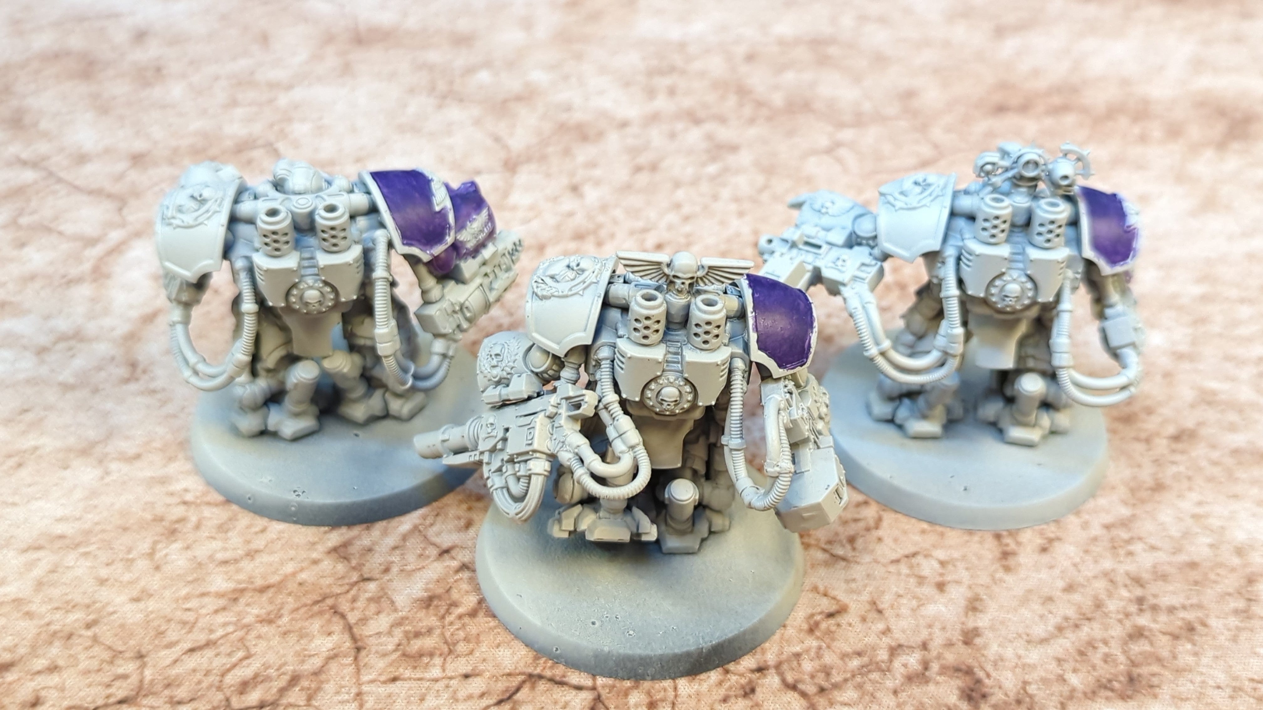 Warhammer 40k Space Marines Centurion Devastator Squad x3