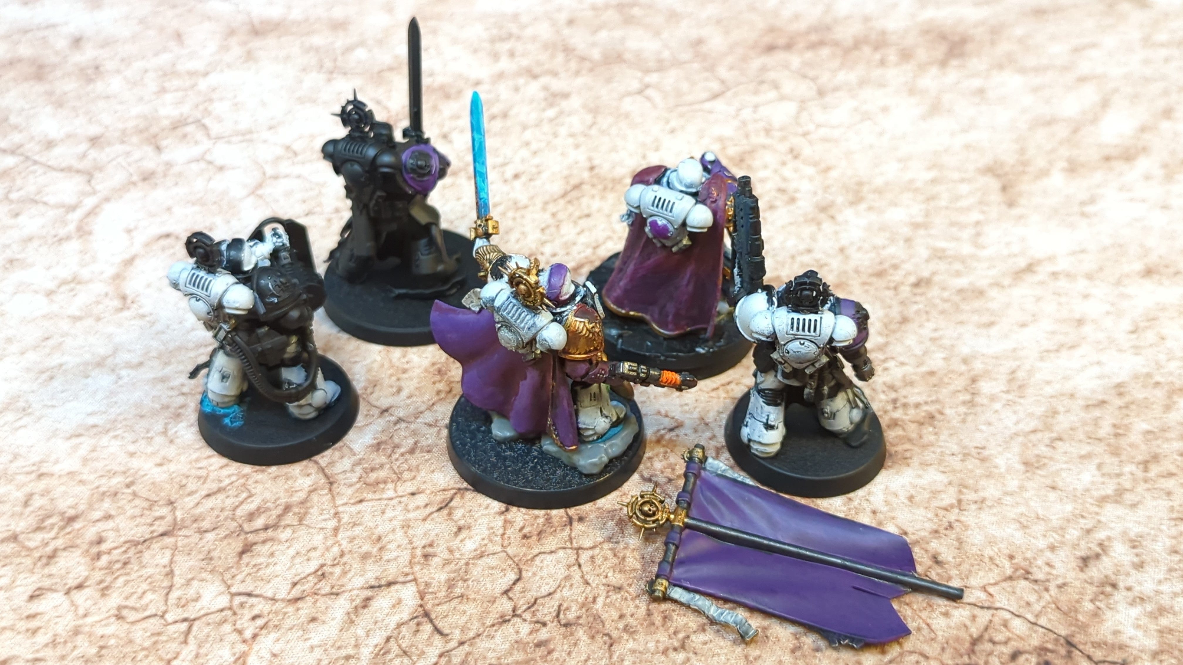 Warhammer 40k Space Marines Company Heroes x5