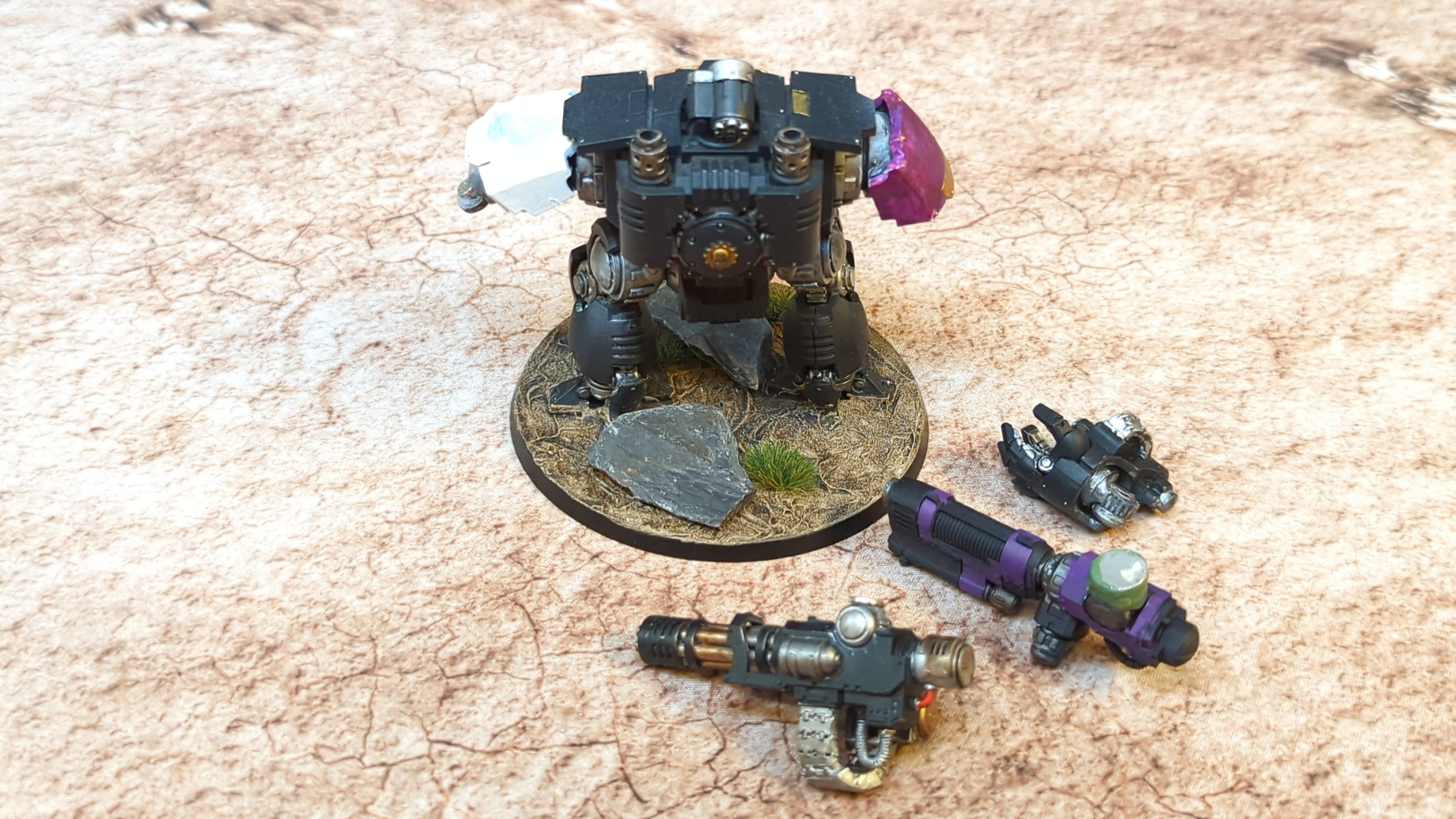 Warhammer 40k Space Marines Primaris Redemptor Dreadnought x1 Painted