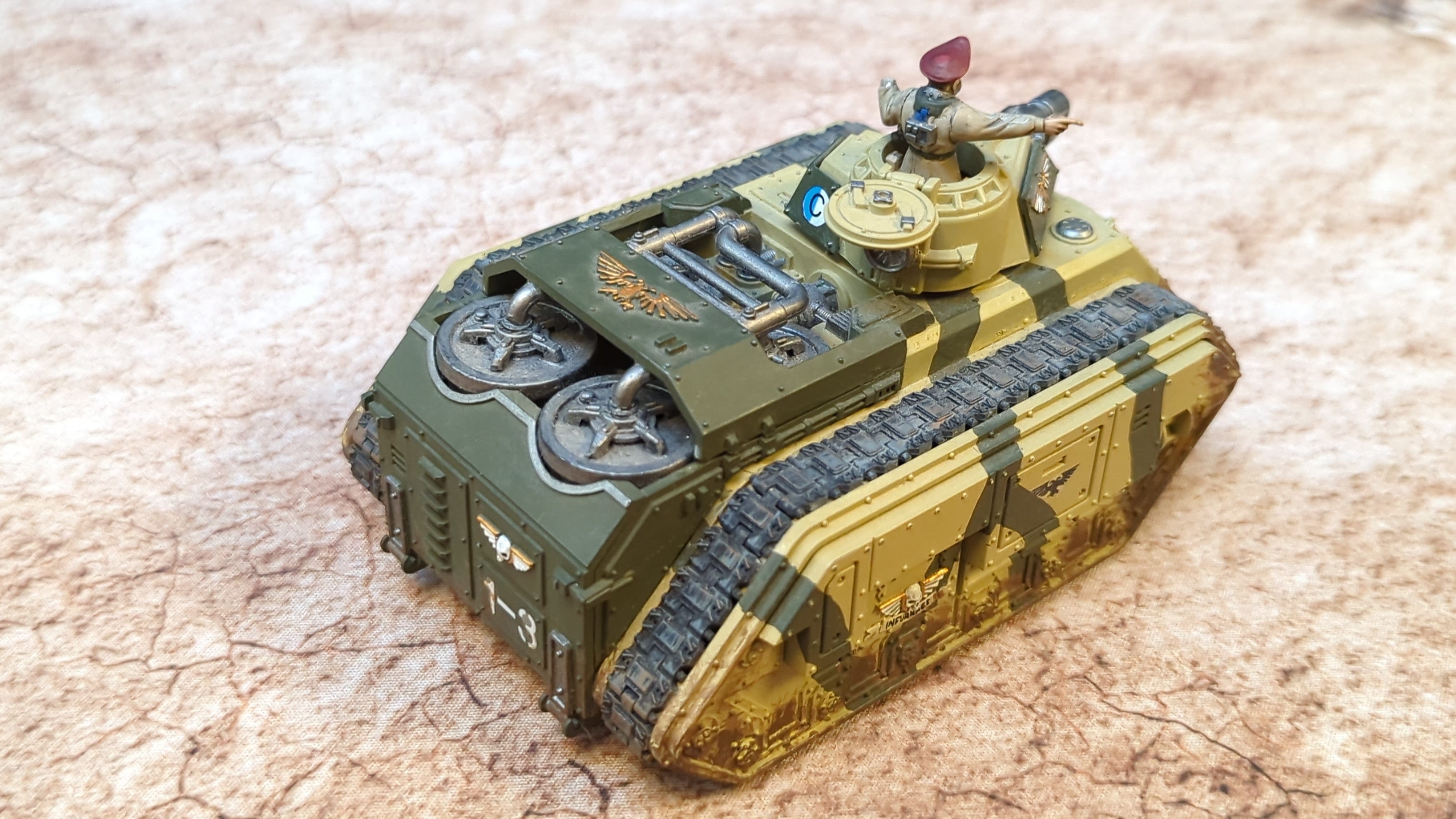 Warhammer 40k Astra Militarum Hellhound x1 Painted