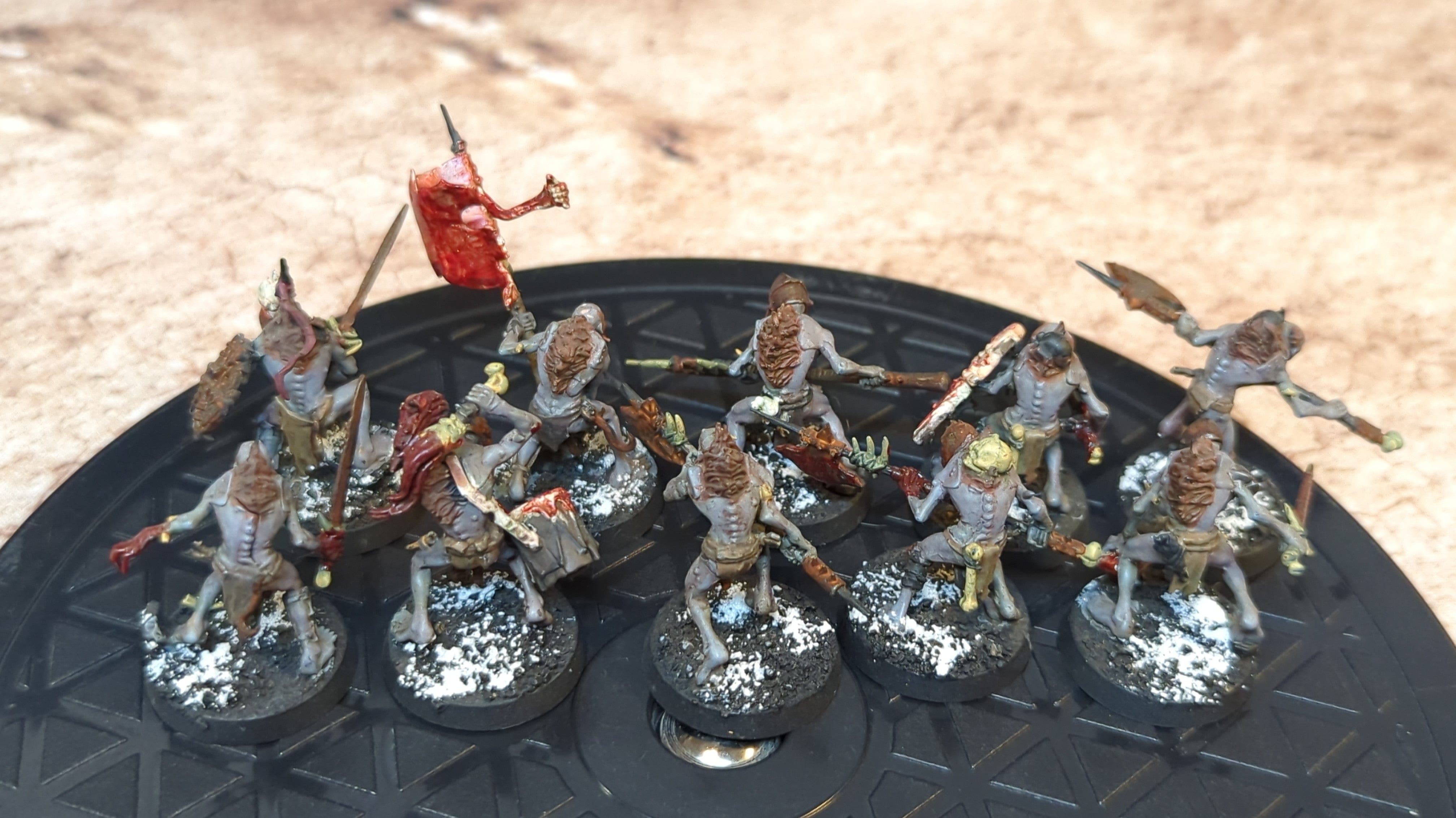 Age of Sigmar Flesh-Eater Courts Cryptguard x10 Painted