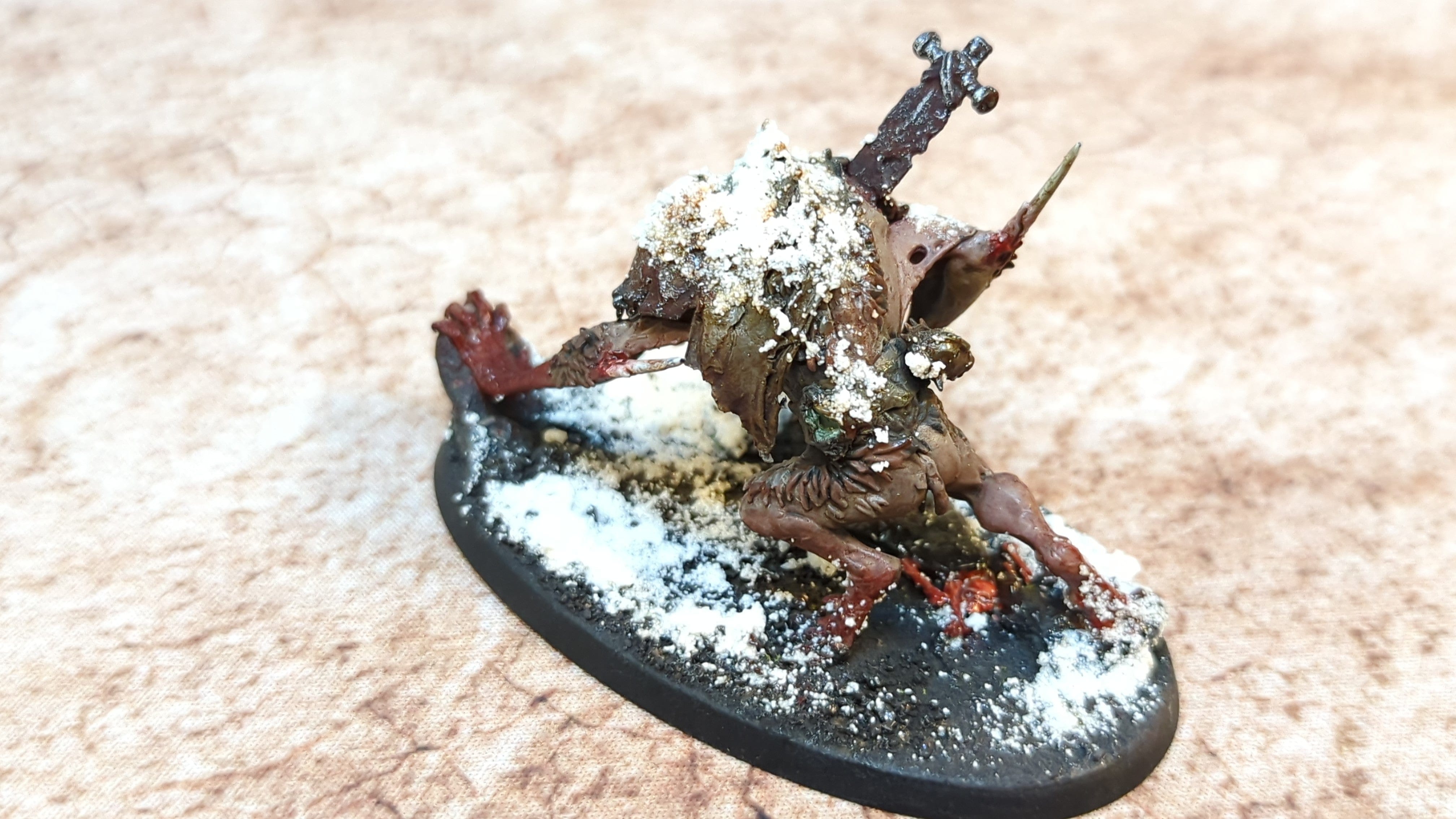 Age of Sigmar Flesh-Eater Courts Varghulf Courtier x1 Painted