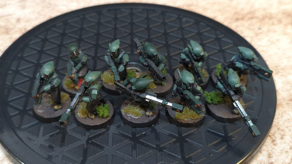 Warhammer 40k T'au Empire Fire Warriors / Breachers x10 Painted