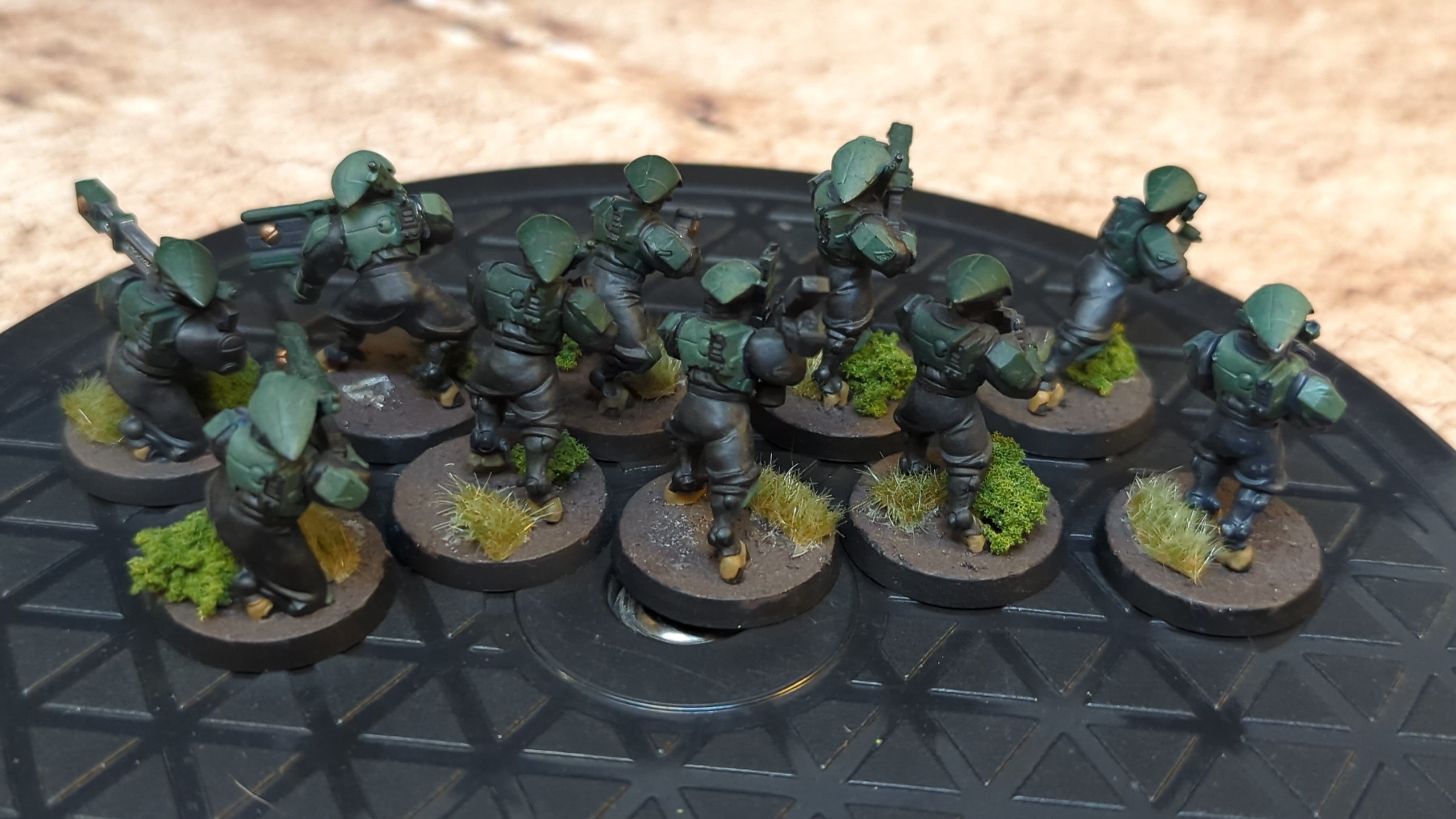 Warhammer 40k T'au Empire Fire Warriors / Breachers x10 Painted