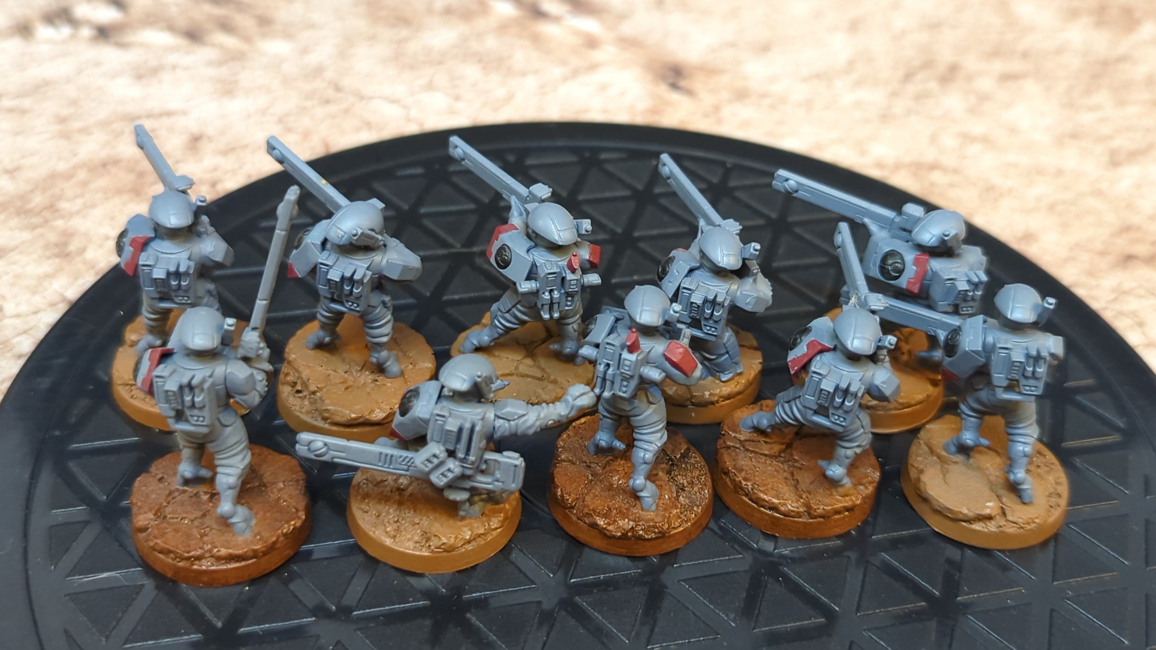 Warhammer 40k T'au Empire Fire Warriors / Breachers x10