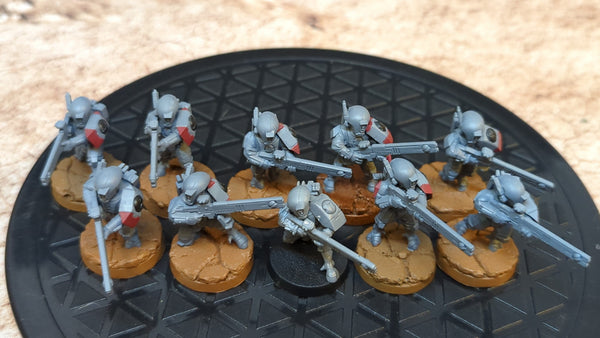 Warhammer 40k T'au Empire Fire Warriors / Breachers x10
