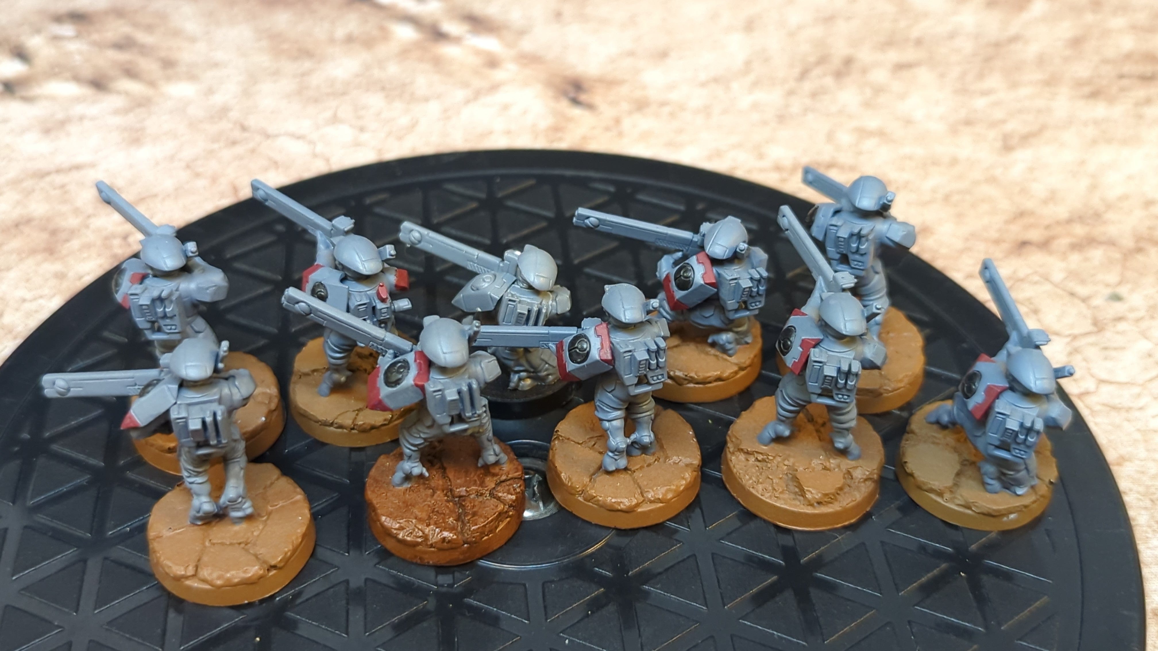 Warhammer 40k T'au Empire Fire Warriors / Breachers x10