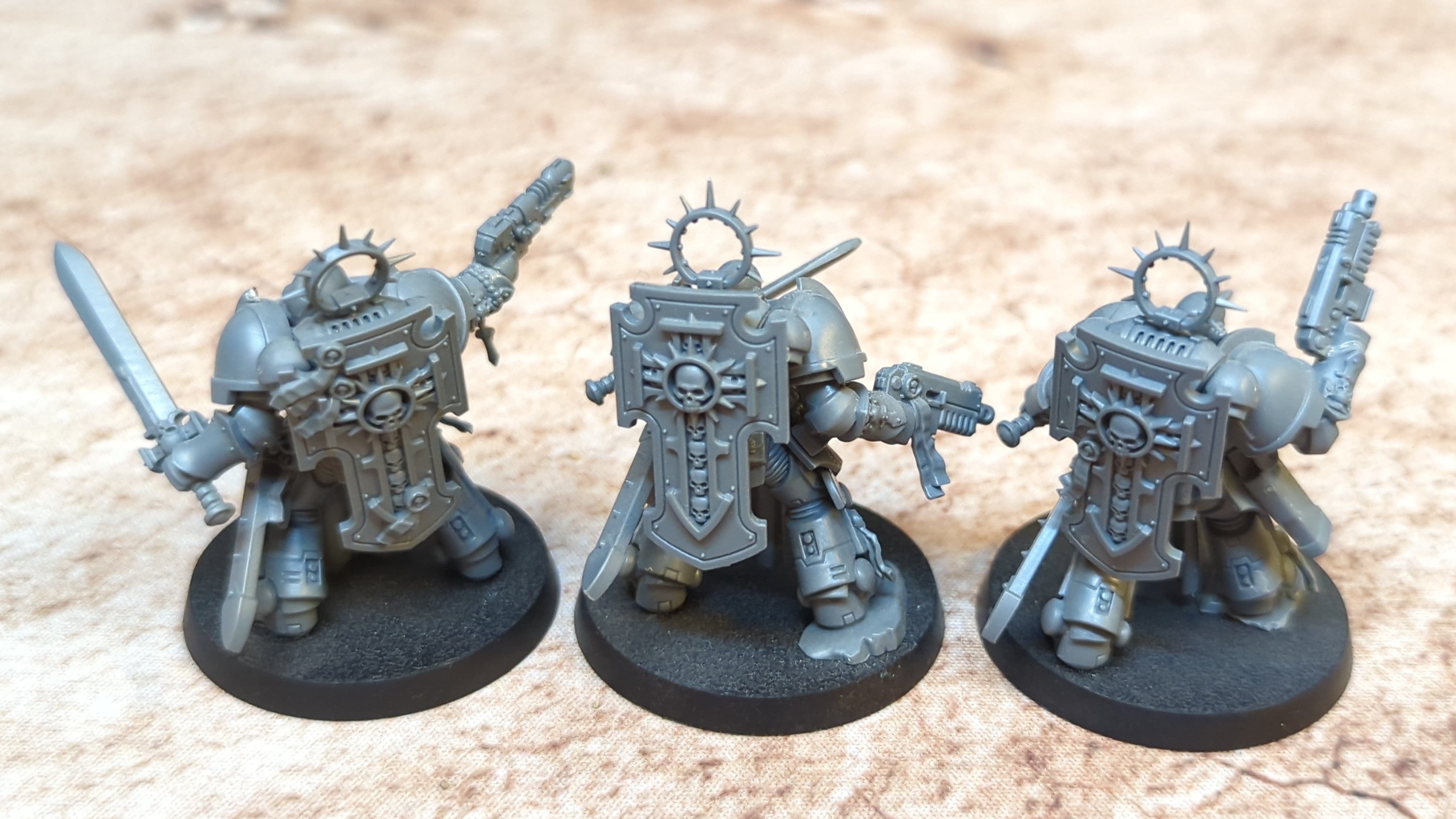 Warhammer 40k Space Marines Bladeguard Veterans x3