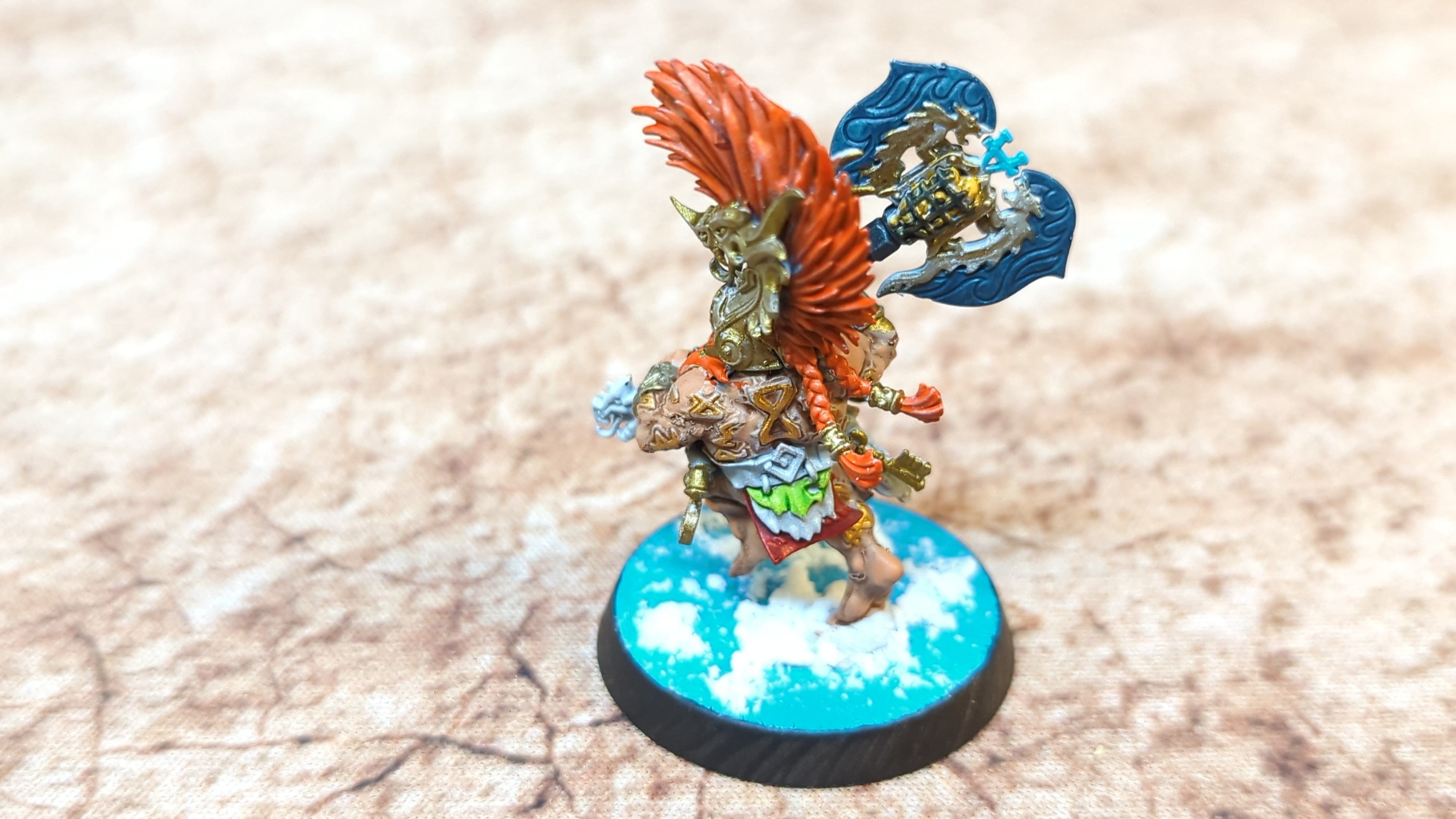 Age of Sigmar Fyreslayers Grimwrath Berzerker x1 Painted