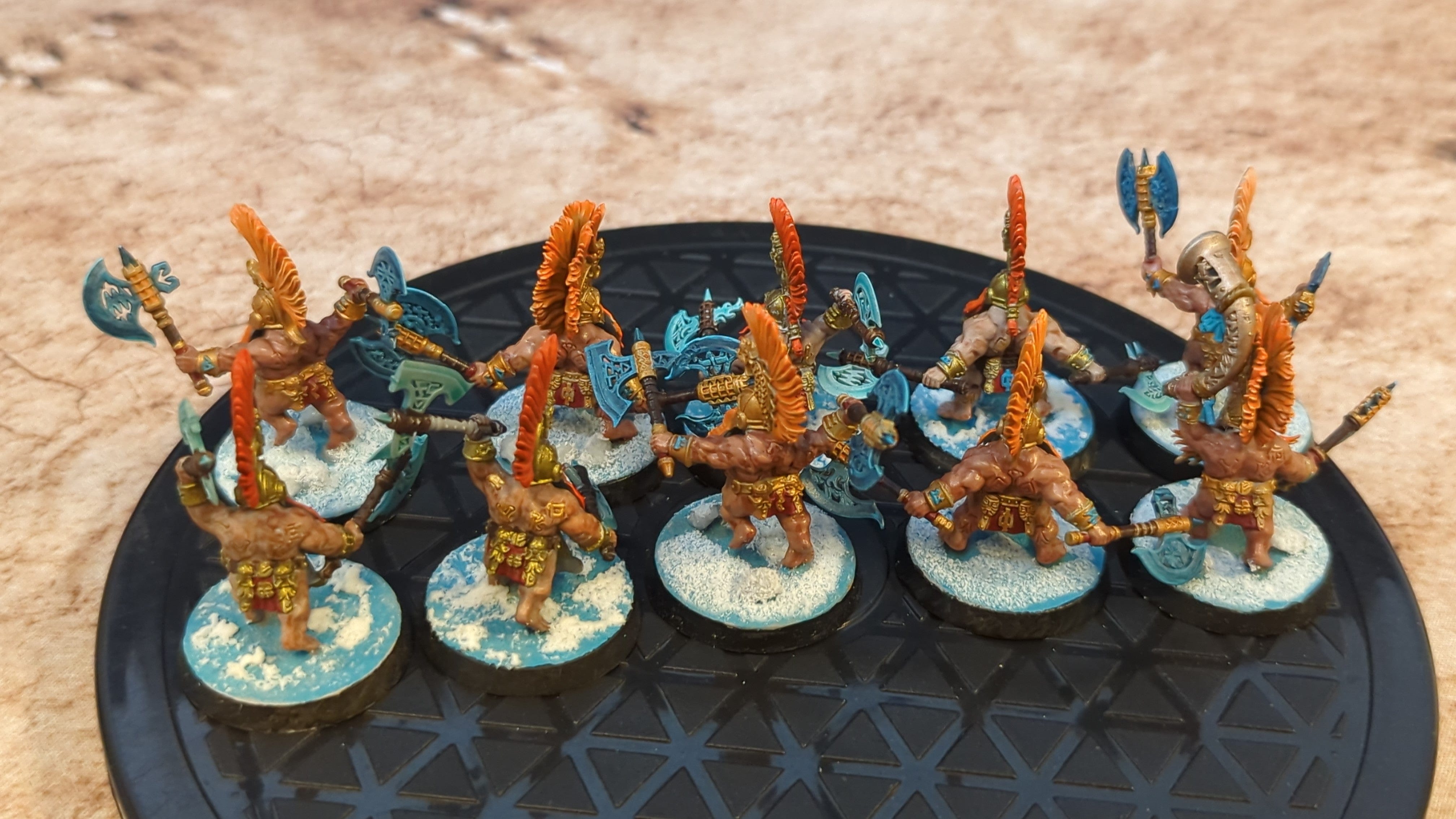 Age of Sigmar Fyreslayers Vulkite Berzerkers x10 Painted