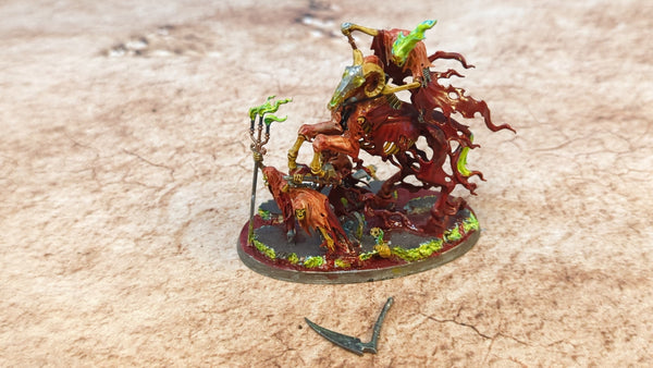 Age of Sigmar Nighthaunt Knight of Shrouds on Ethereal Steed x1 OOP Painted