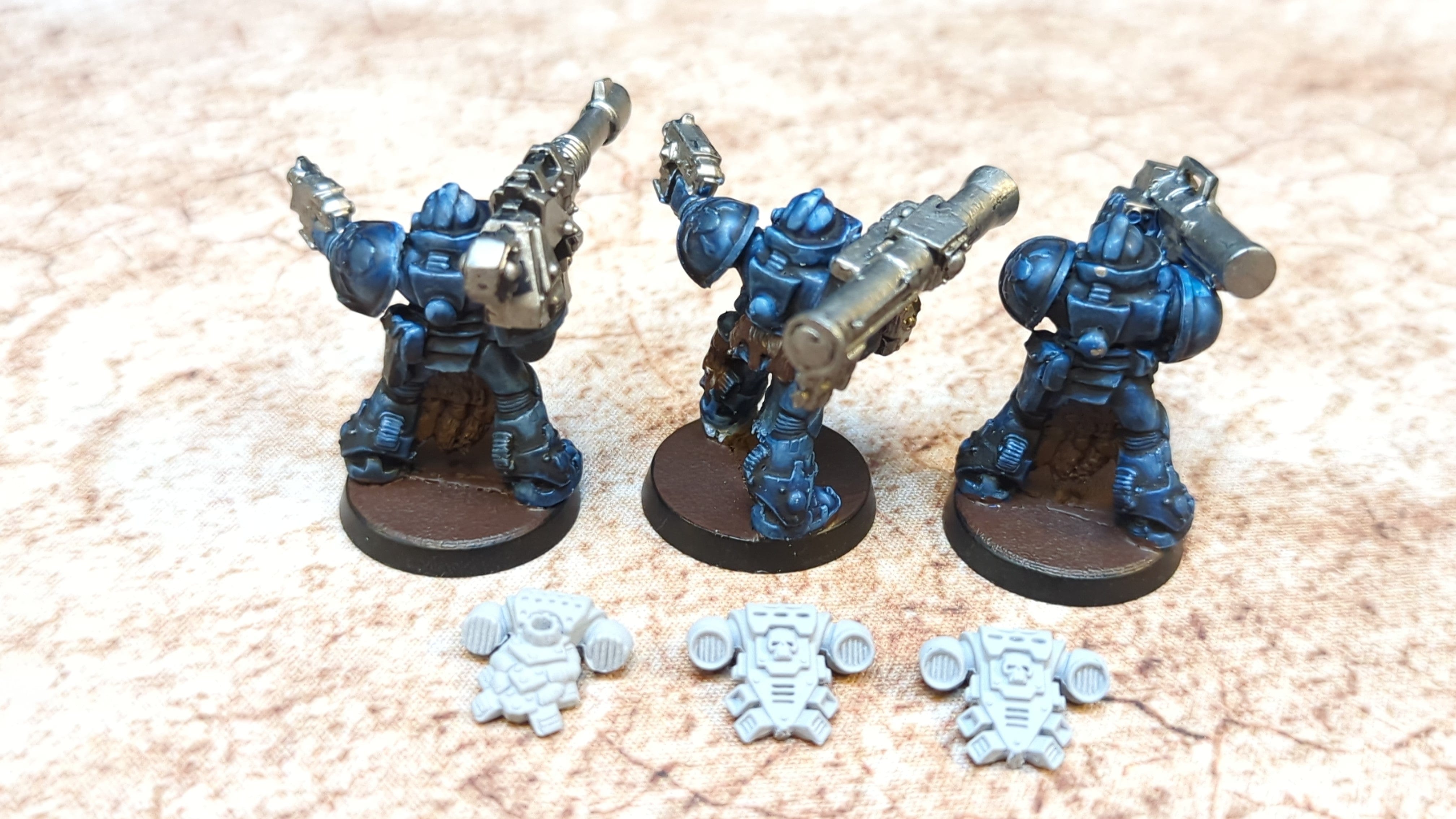 Warhammer 40k Long Fang (metal) x3