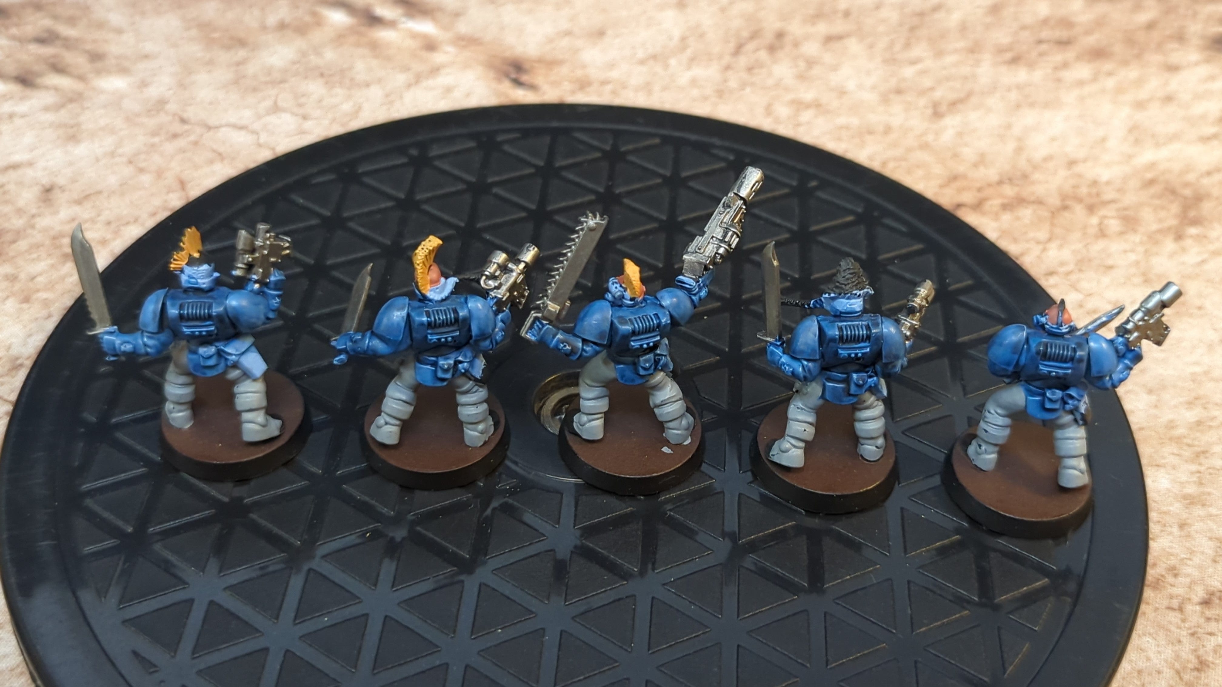 Warhammer 40k Space wolf scout squad x5