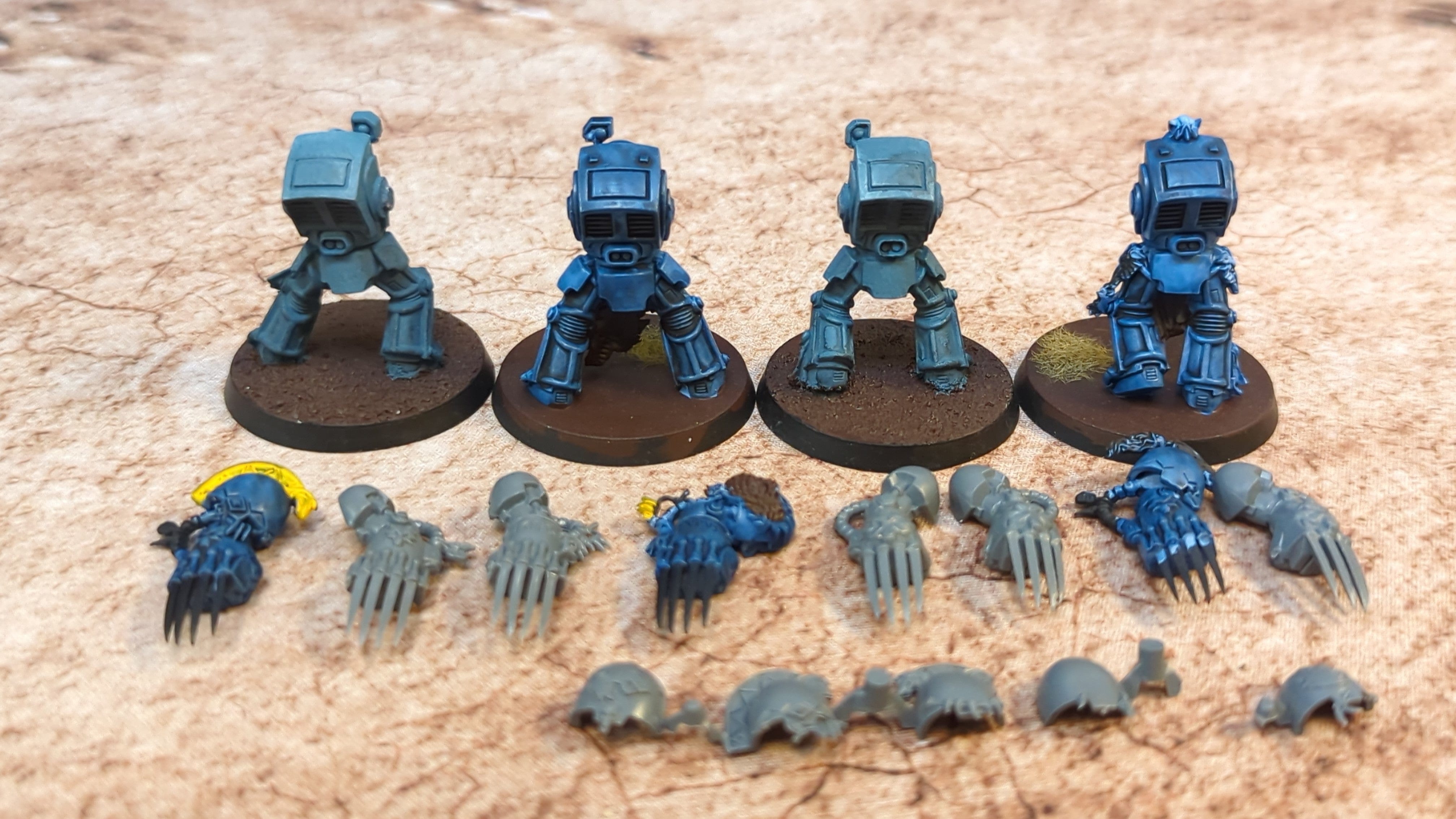 Warhammer 40k Space wolf terminator (oop) x4