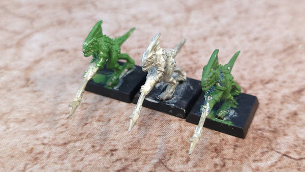 The Old World : Lizardmen Salamander Hunting Pack (OOP Metal) x3
