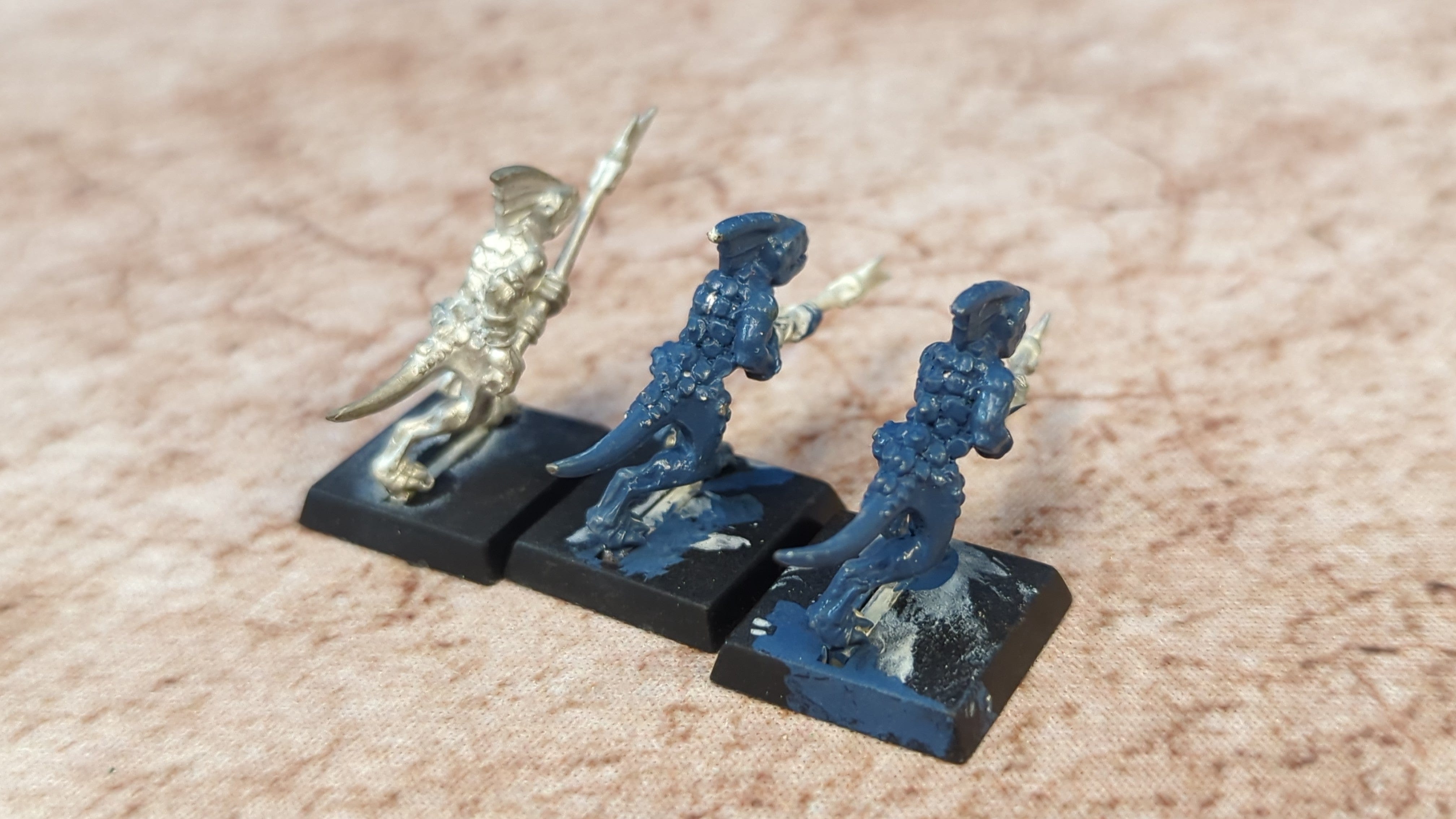 The Old World : Lizardmen Salamander Hunting Pack (OOP Metal) x3