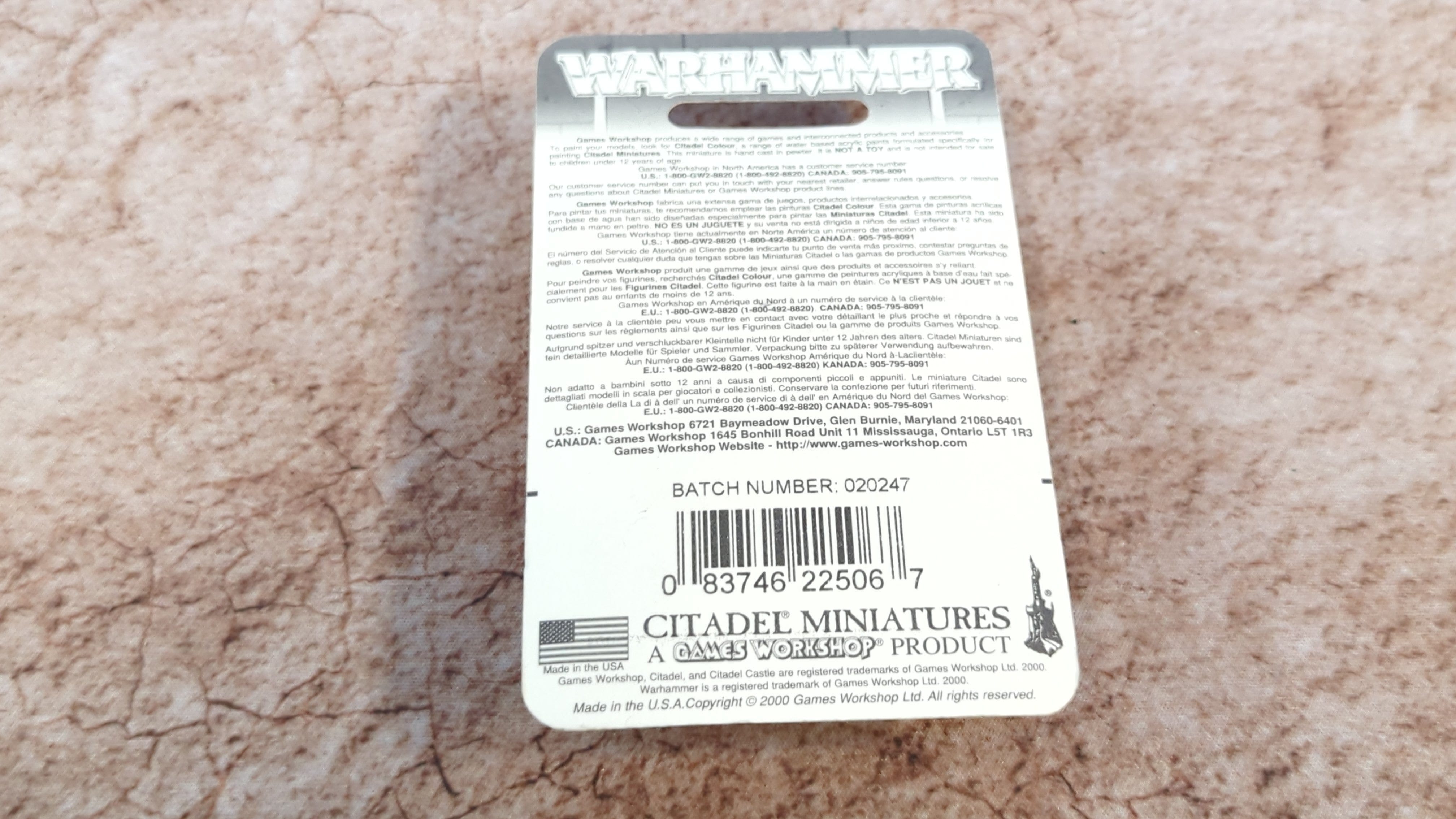 The Old World Warhammer Eltharion (OOP Metal) x1